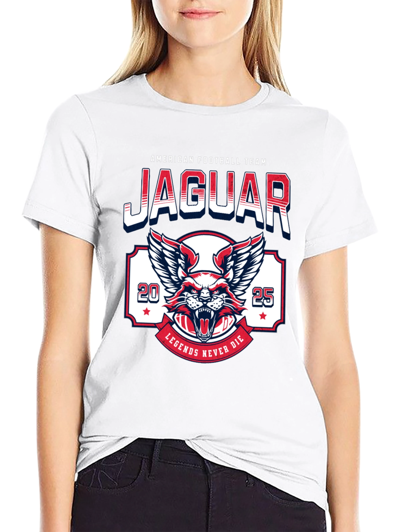 Jaguar Football Team Graphic T-Shirt