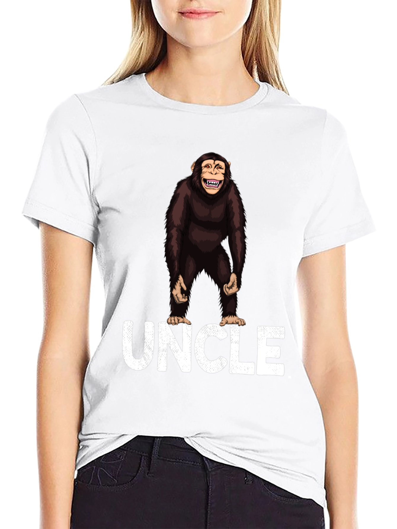 Uncle Chimp Graphic Tee - Funny Family T-Shirt