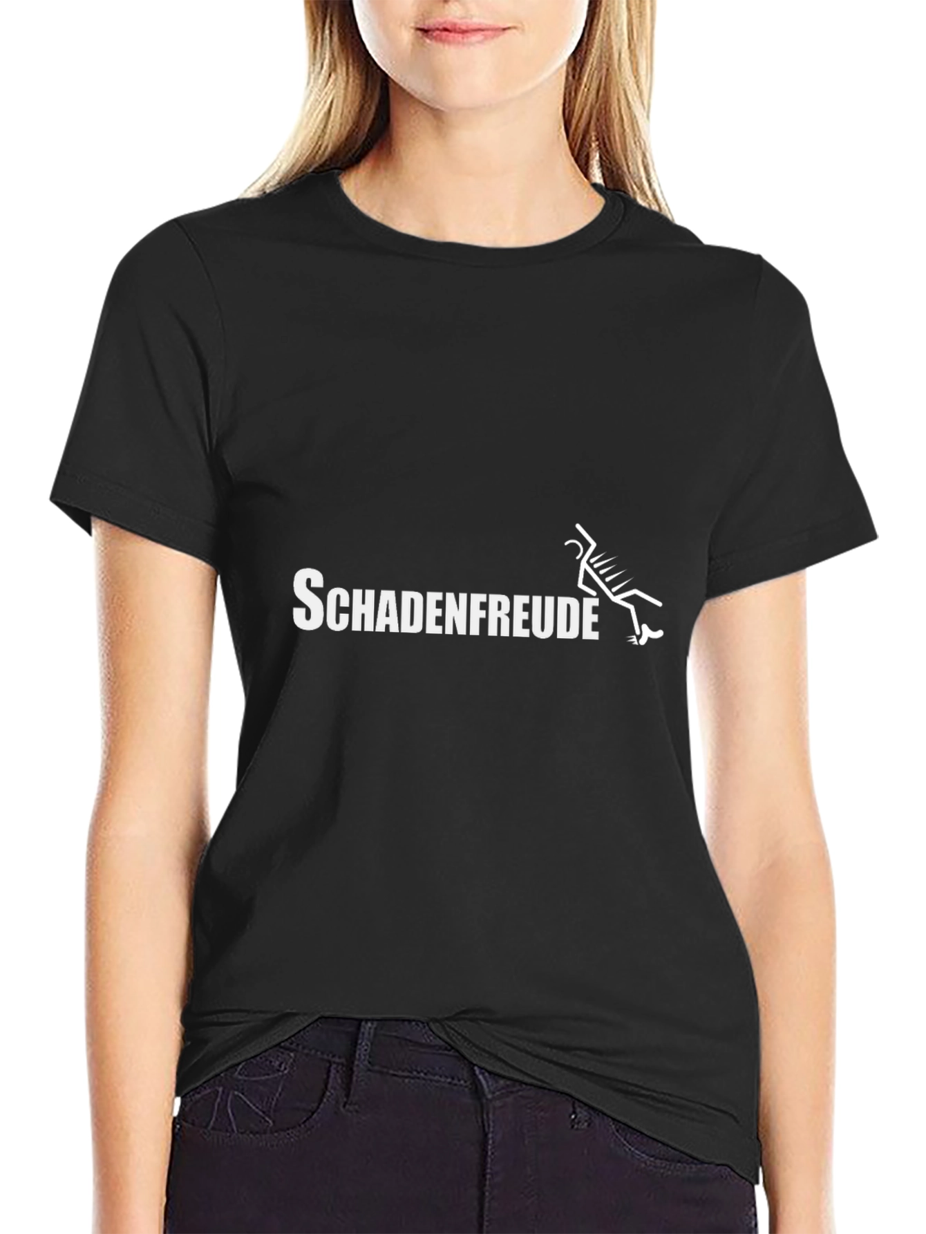 Schadenfreude Black Graphic Tee