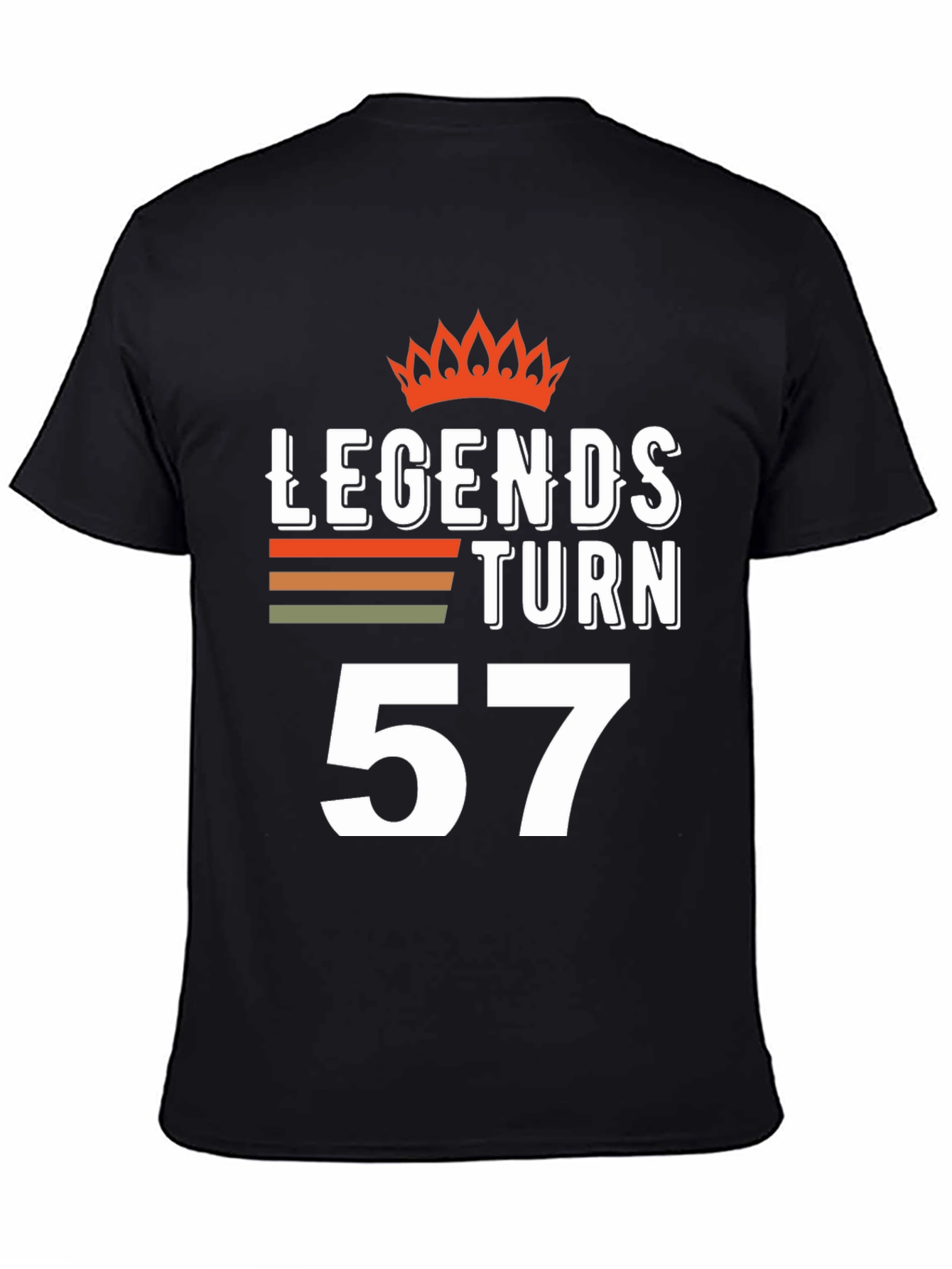 Legends Turn 57 Graphic T-Shirt Birthday Gift