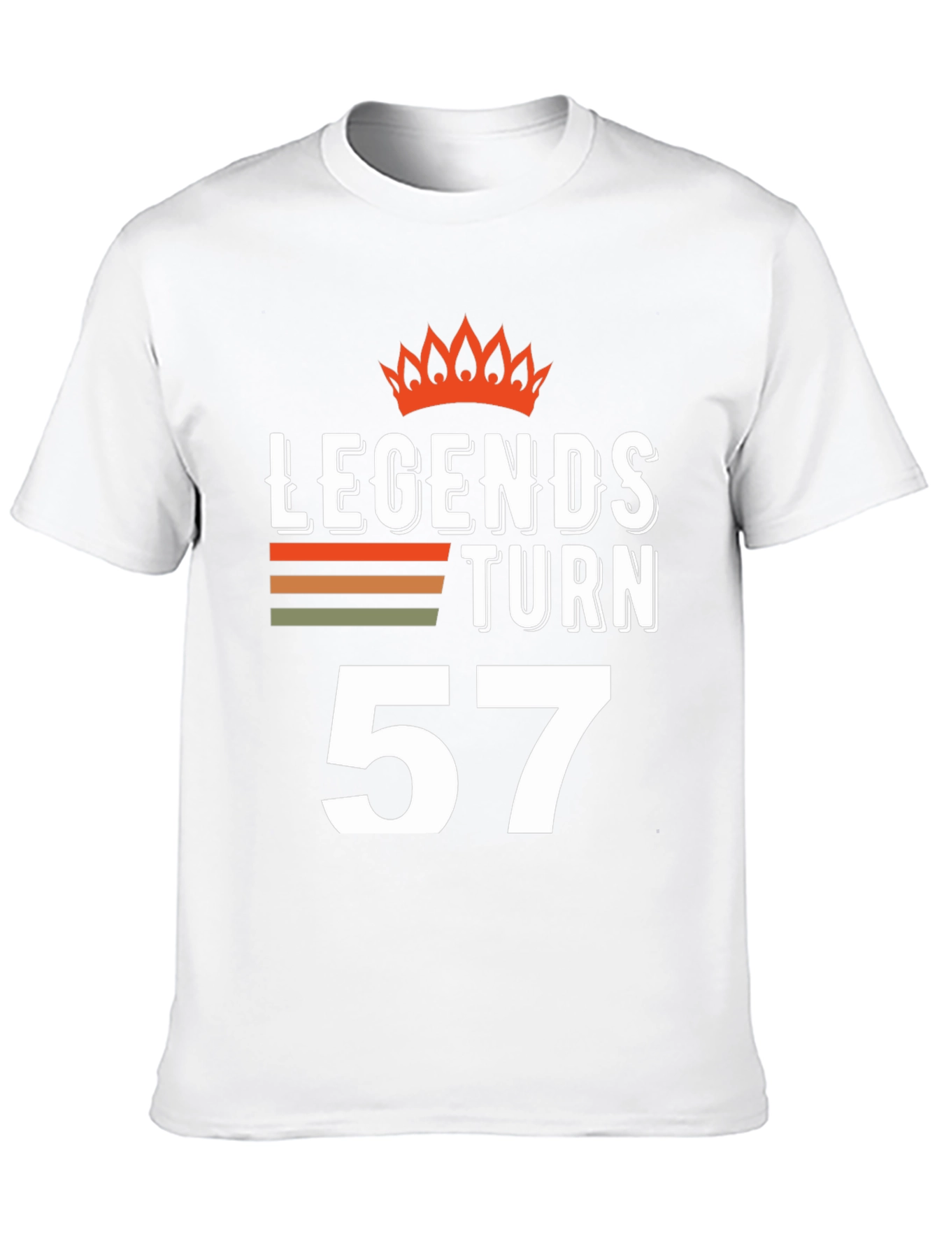 Legends Turn 57 Graphic T-Shirt Birthday Gift
