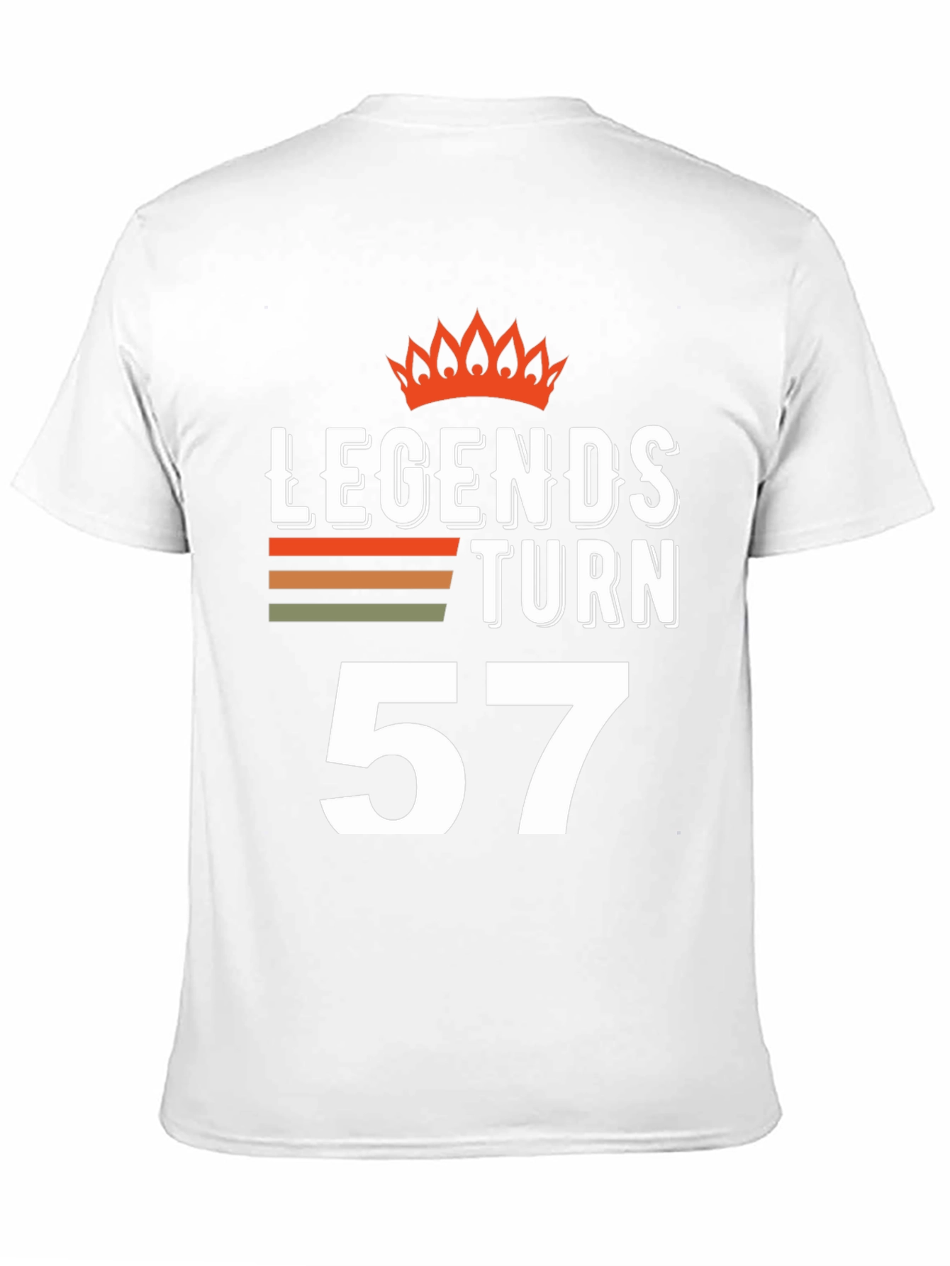 Legends Turn 57 Graphic T-Shirt Birthday Gift