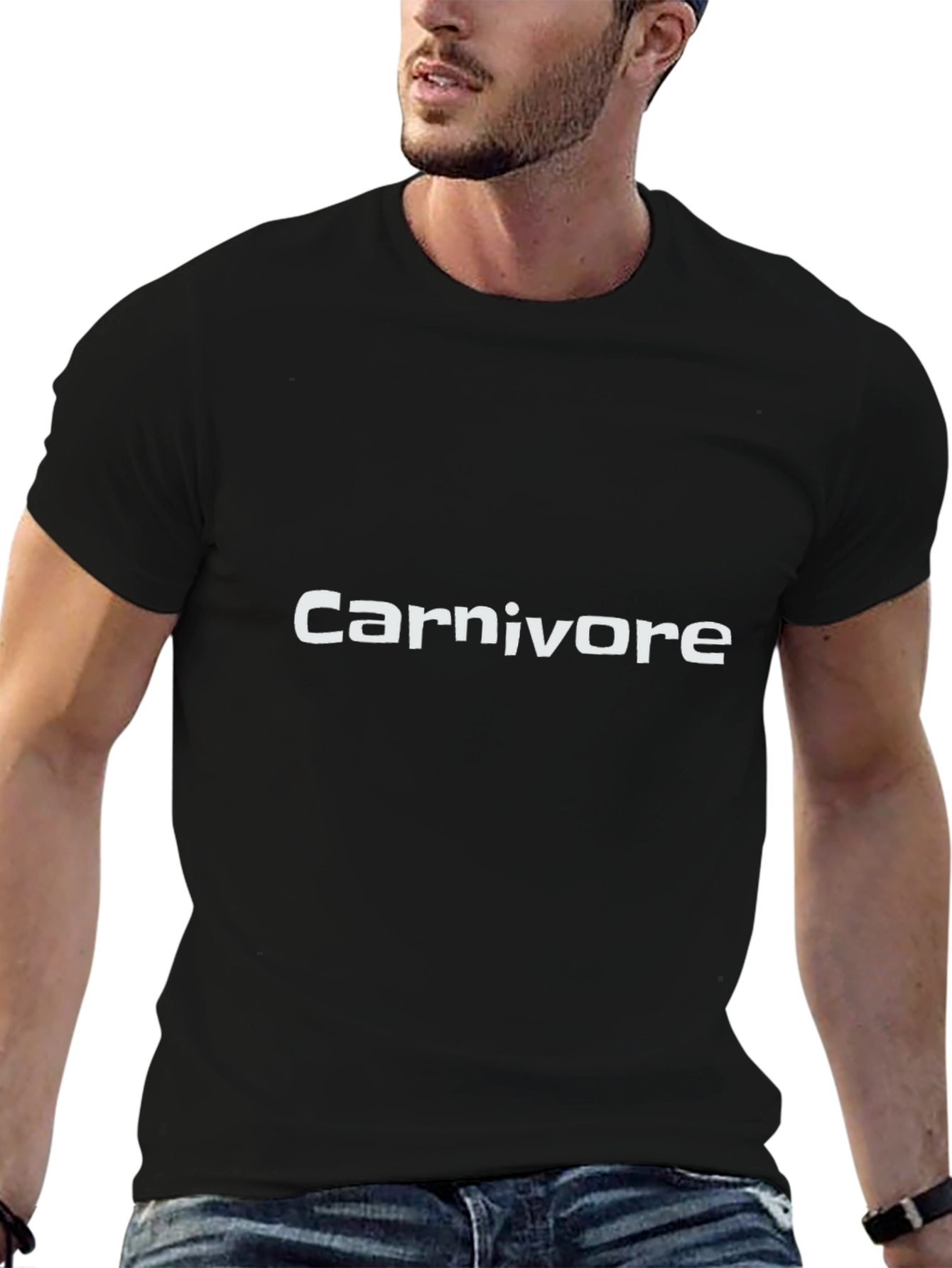 Carnivore Black T-Shirt - Bold Statement Tee