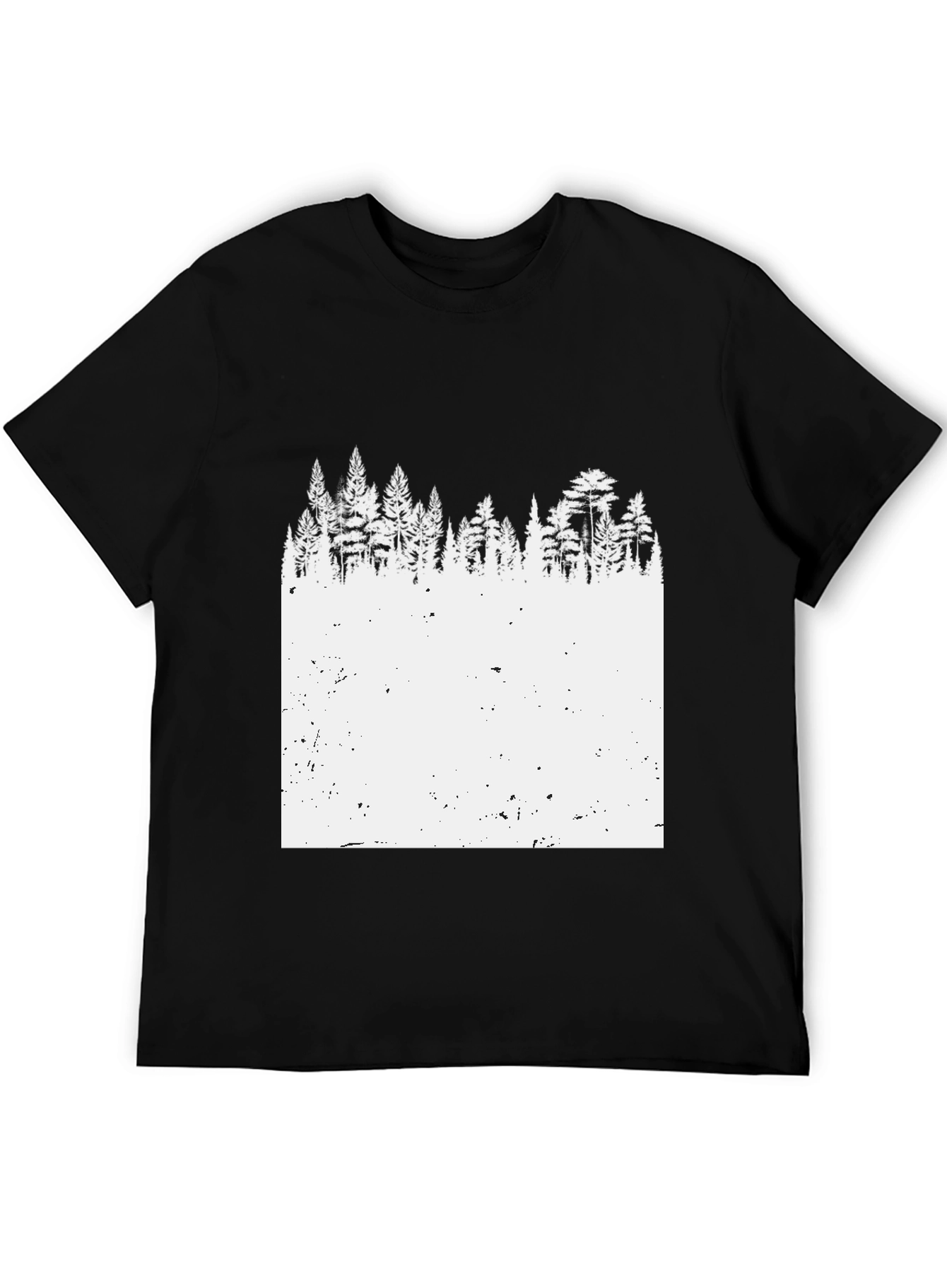 Nature Inspired Black T-Shirt