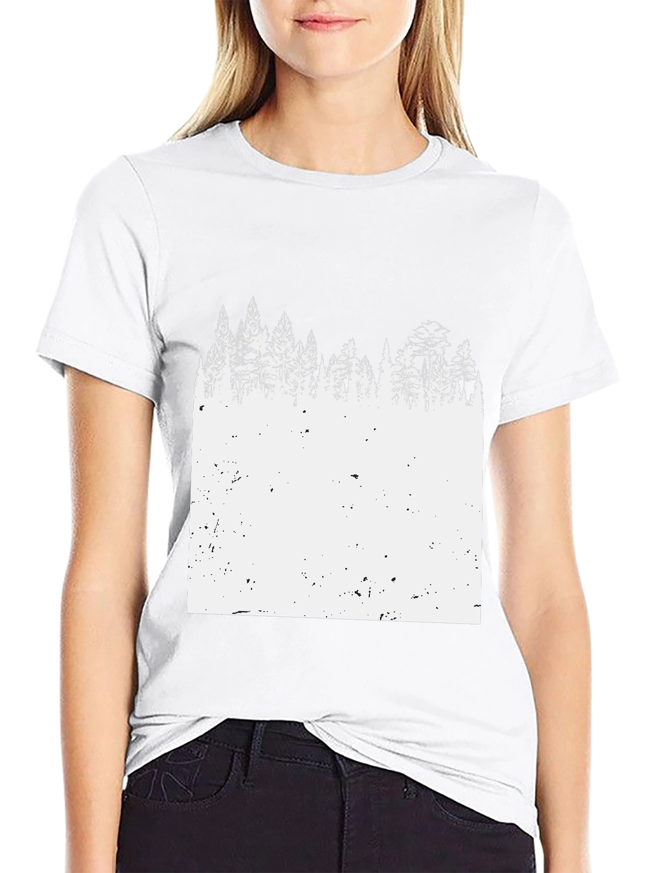 Nature Inspired Black T-Shirt