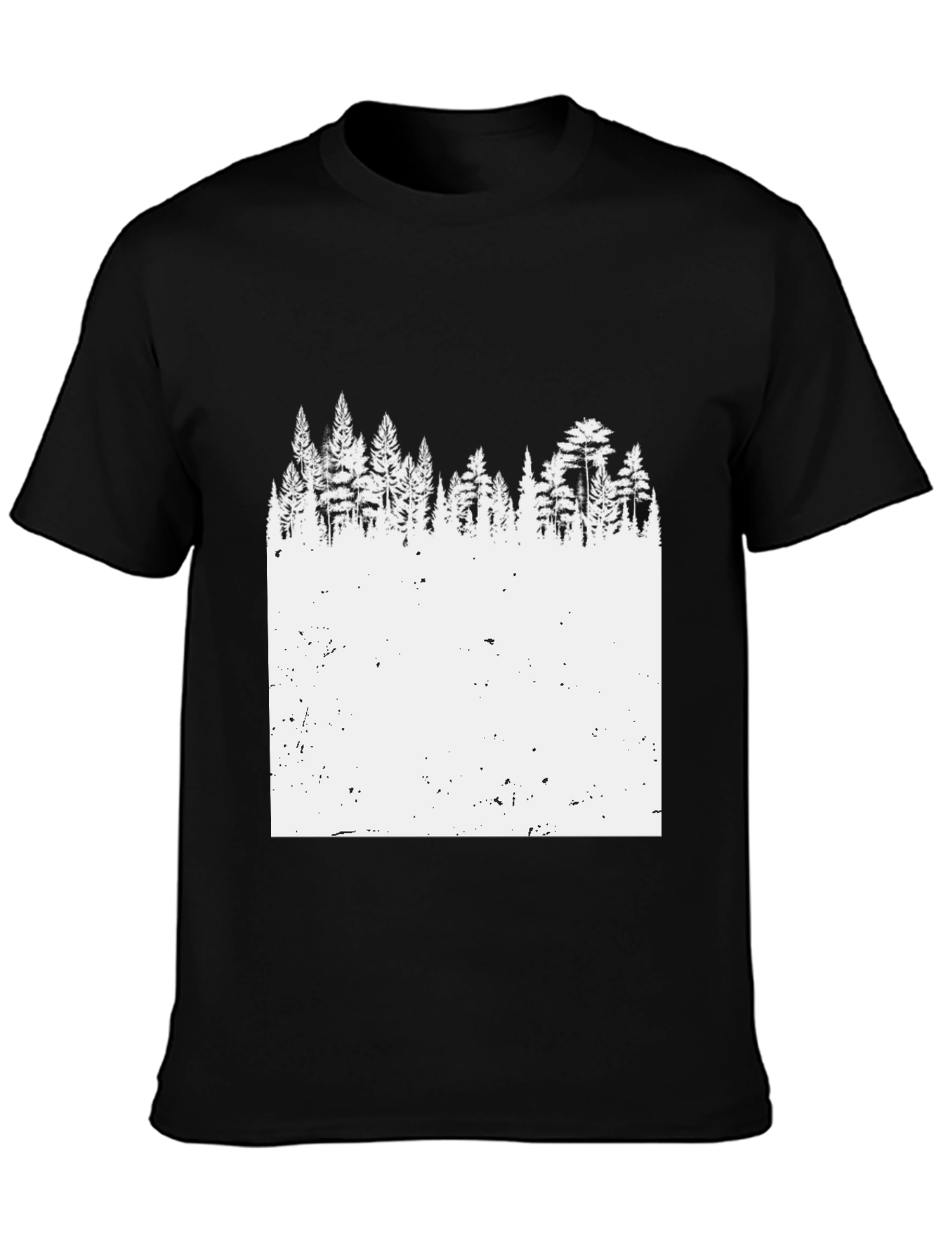 Nature Inspired Black T-Shirt