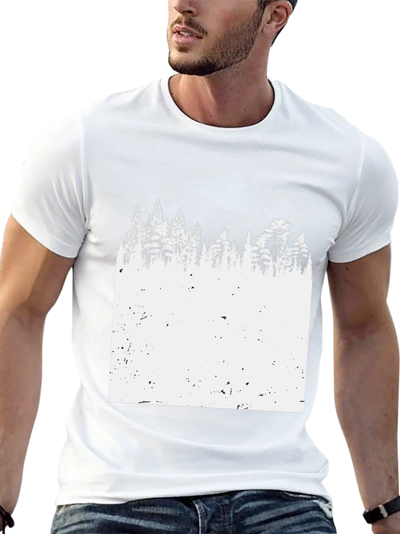 Nature Inspired Black T-Shirt