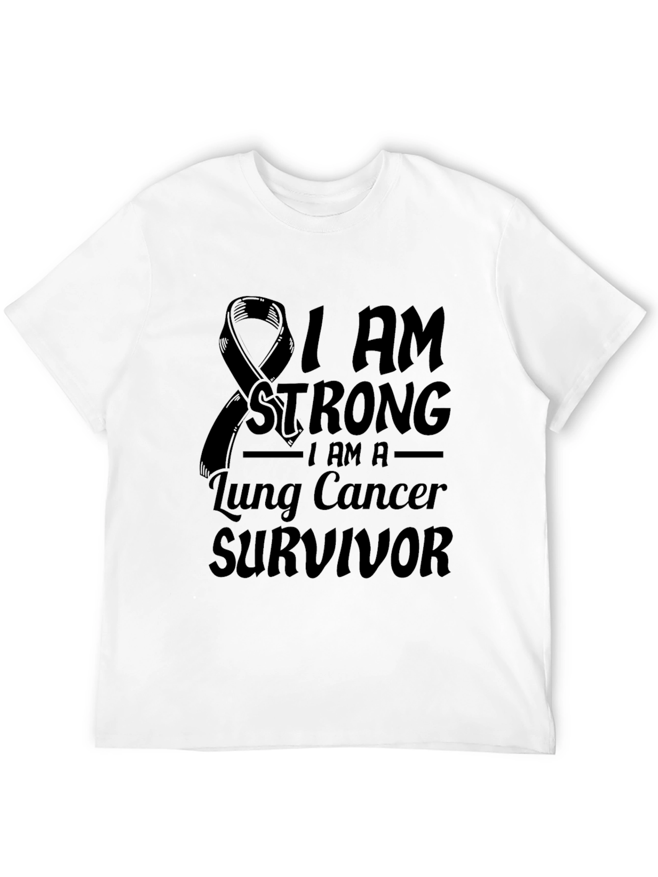 Lung Cancer Survivor Black T-Shirt