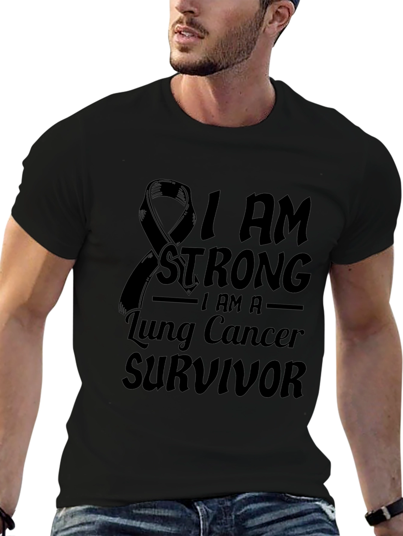 Lung Cancer Survivor Black T-Shirt