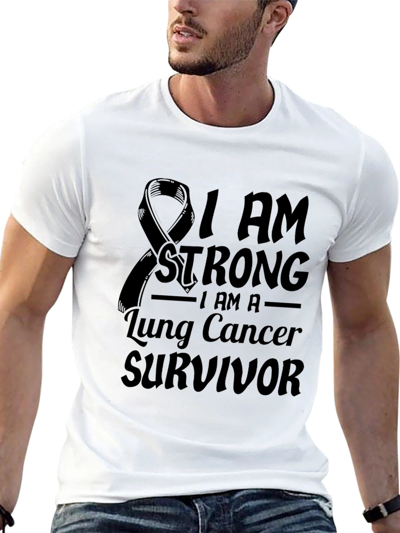 Lung Cancer Survivor Black T-Shirt