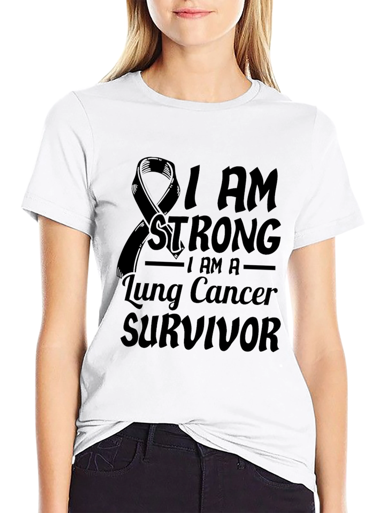 Lung Cancer Survivor Black T-Shirt