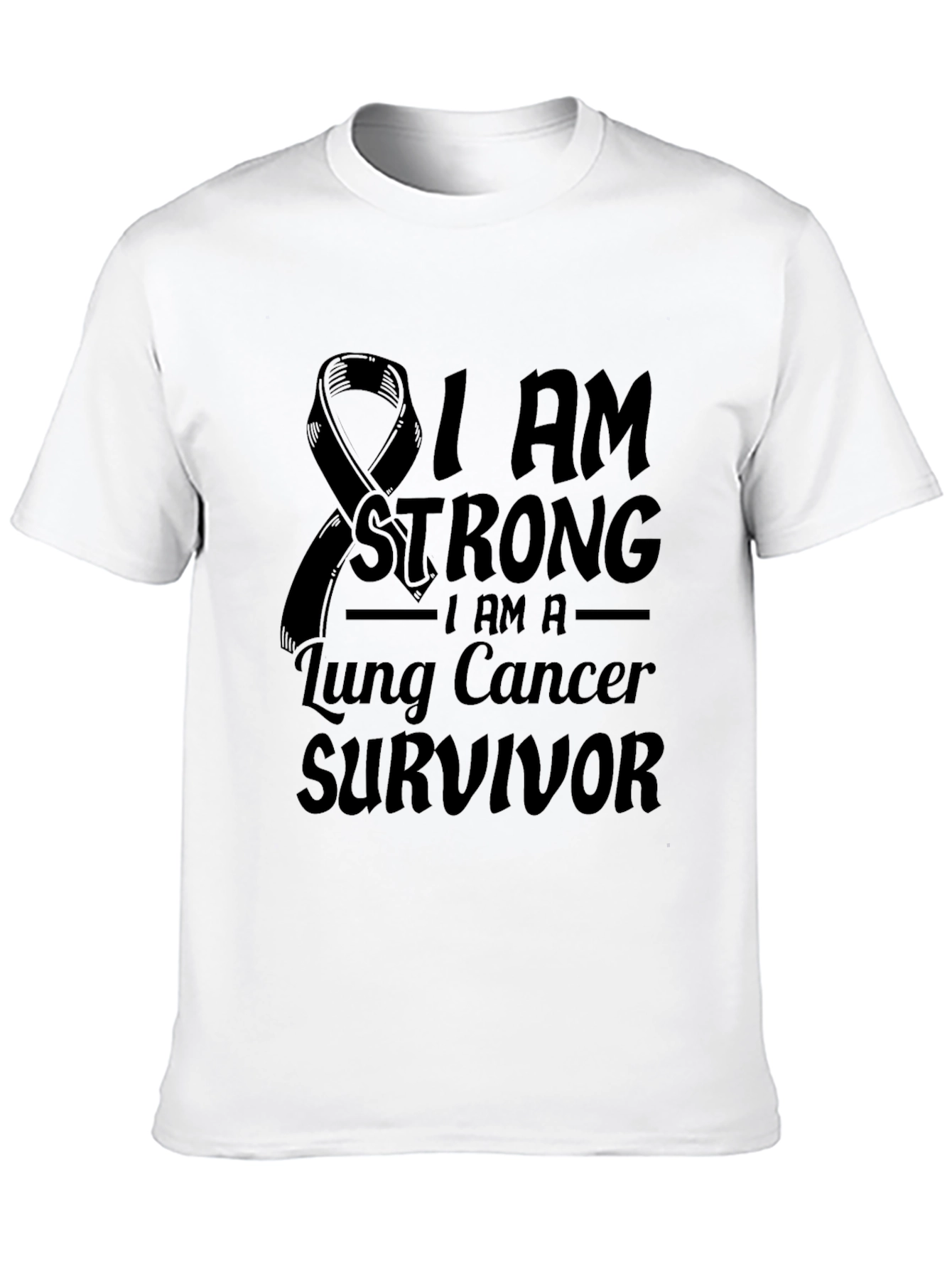 Lung Cancer Survivor Black T-Shirt