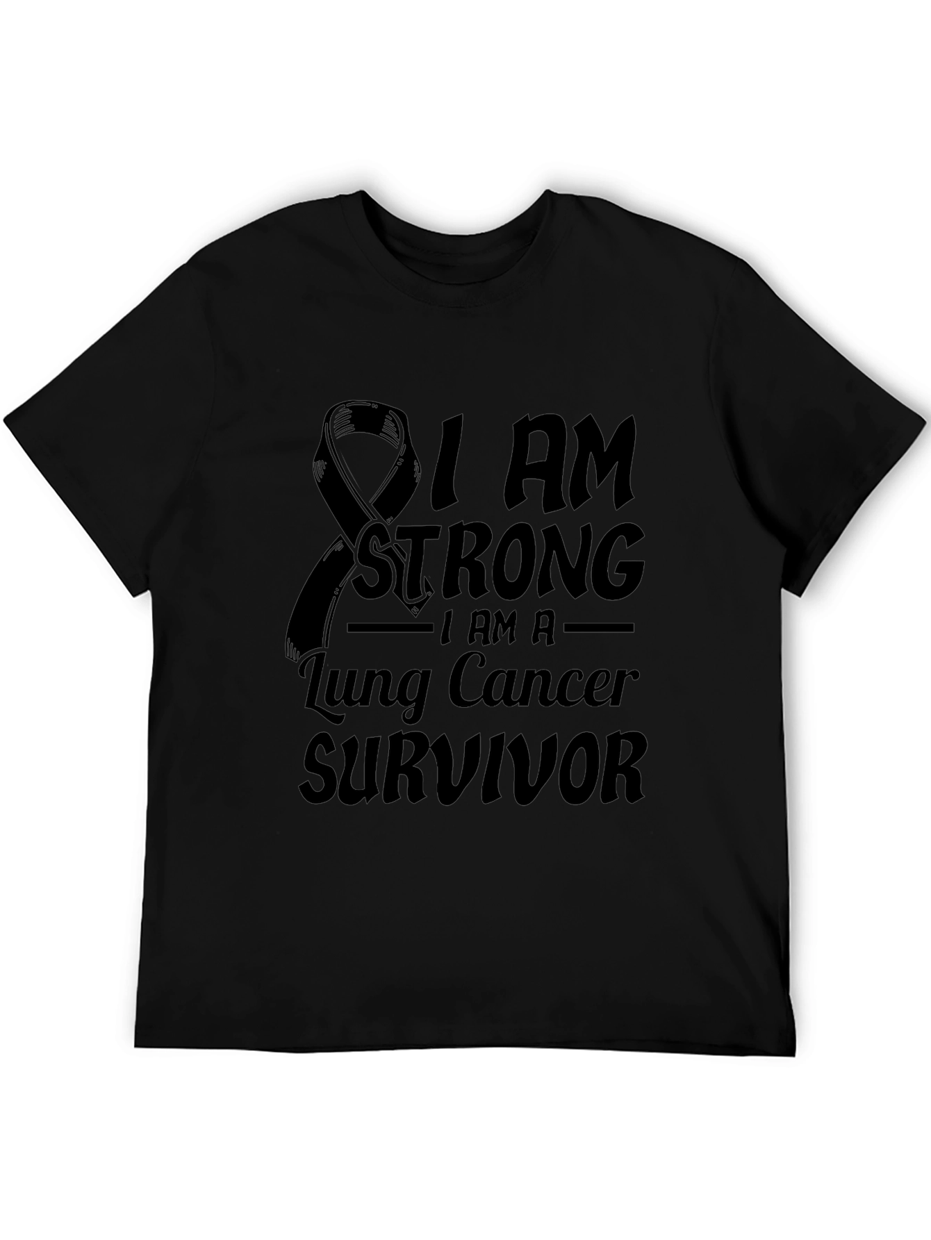 Lung Cancer Survivor Black T-Shirt
