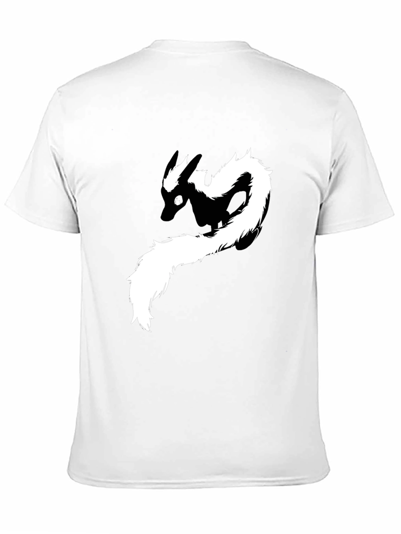 Skunk Graphic Tee - Black Cotton T-Shirt