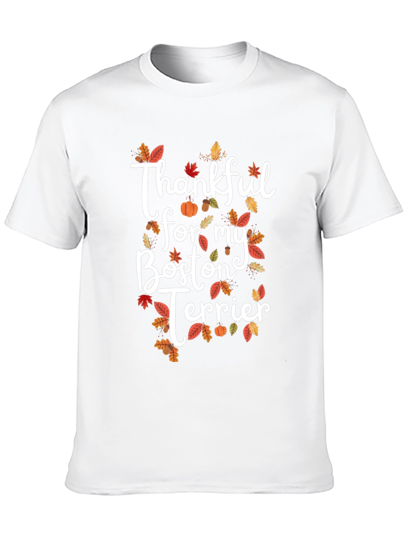 Thankful For My Boston Terrier T-Shirt