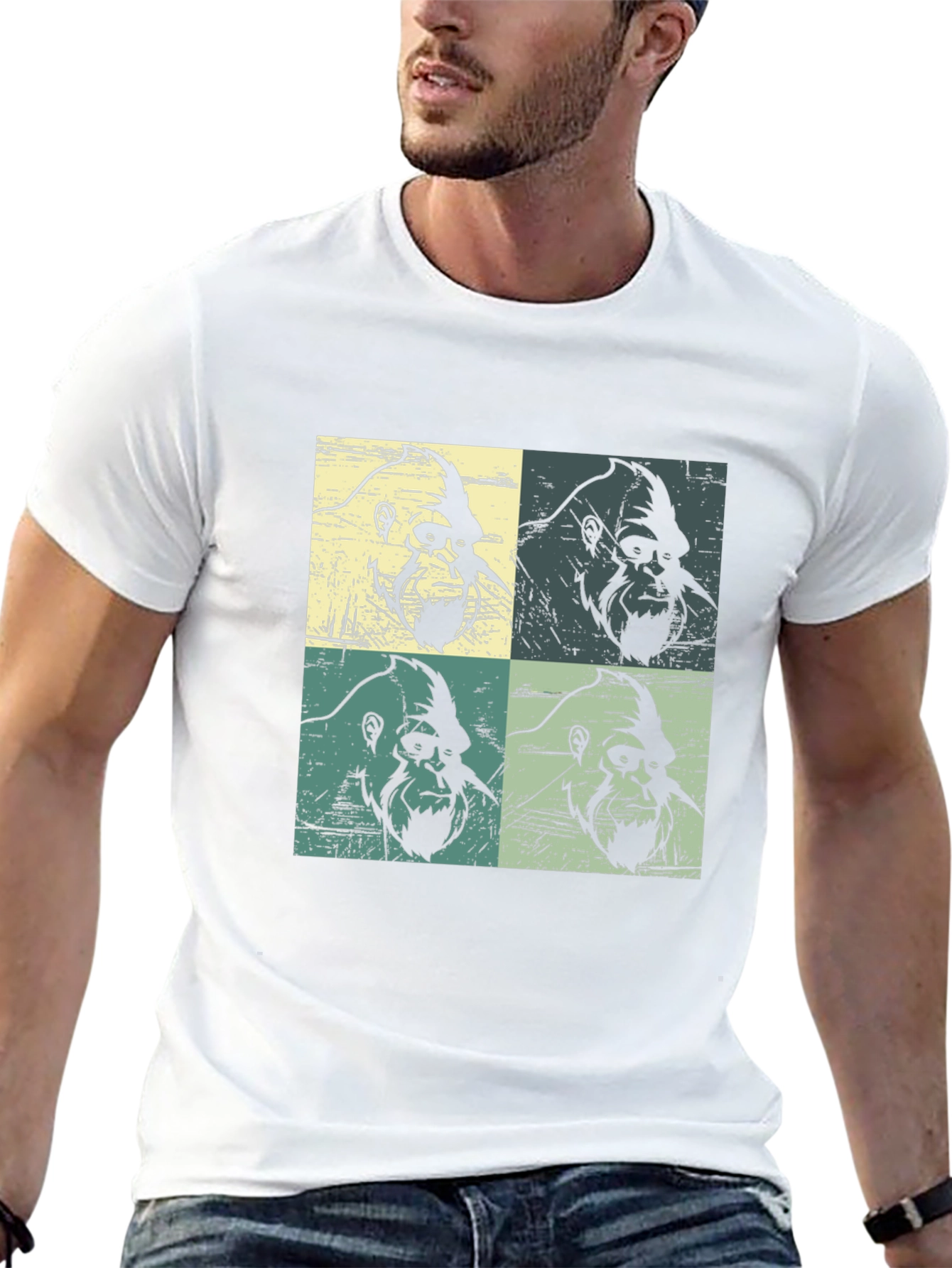 Retro Gorilla Pop Art T-Shirt