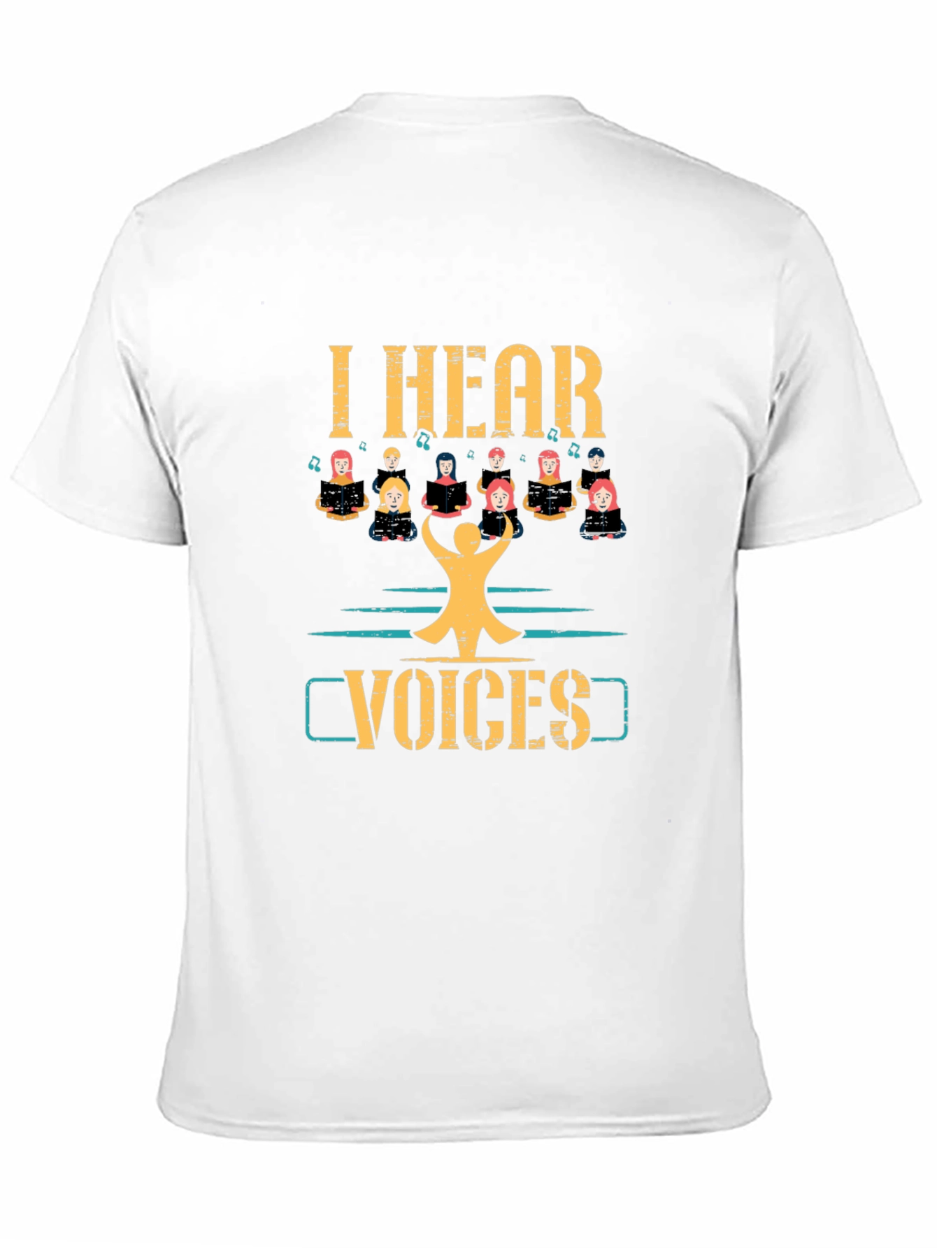 I Hear Voices Choir Graphic Tee