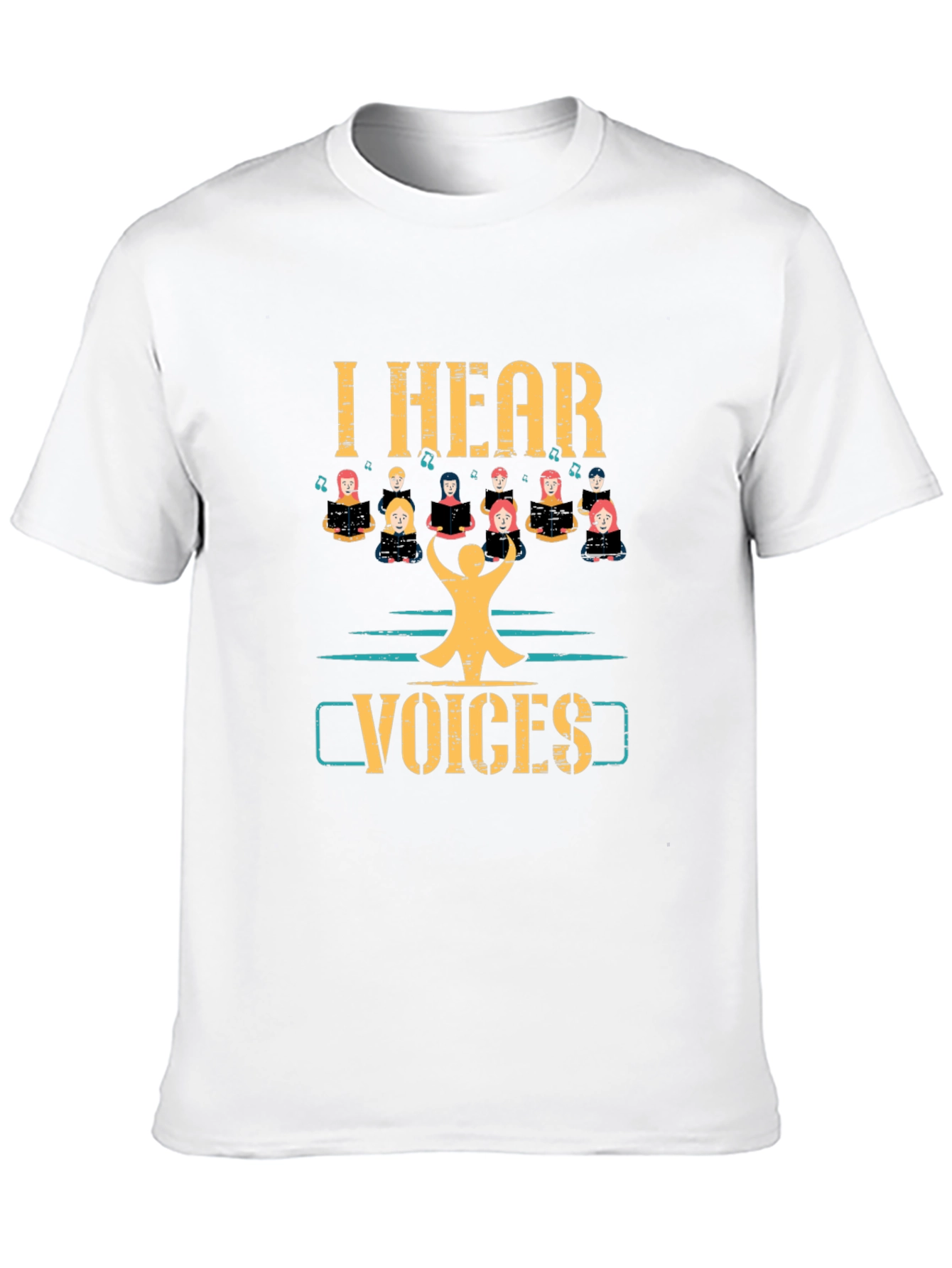I Hear Voices Choir Graphic Tee