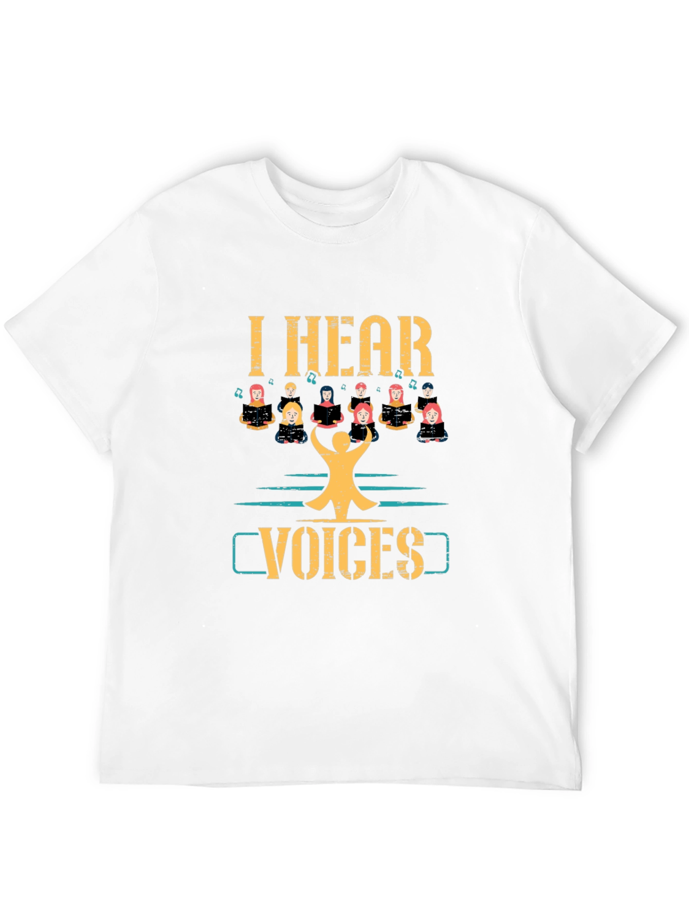 I Hear Voices Choir Graphic Tee