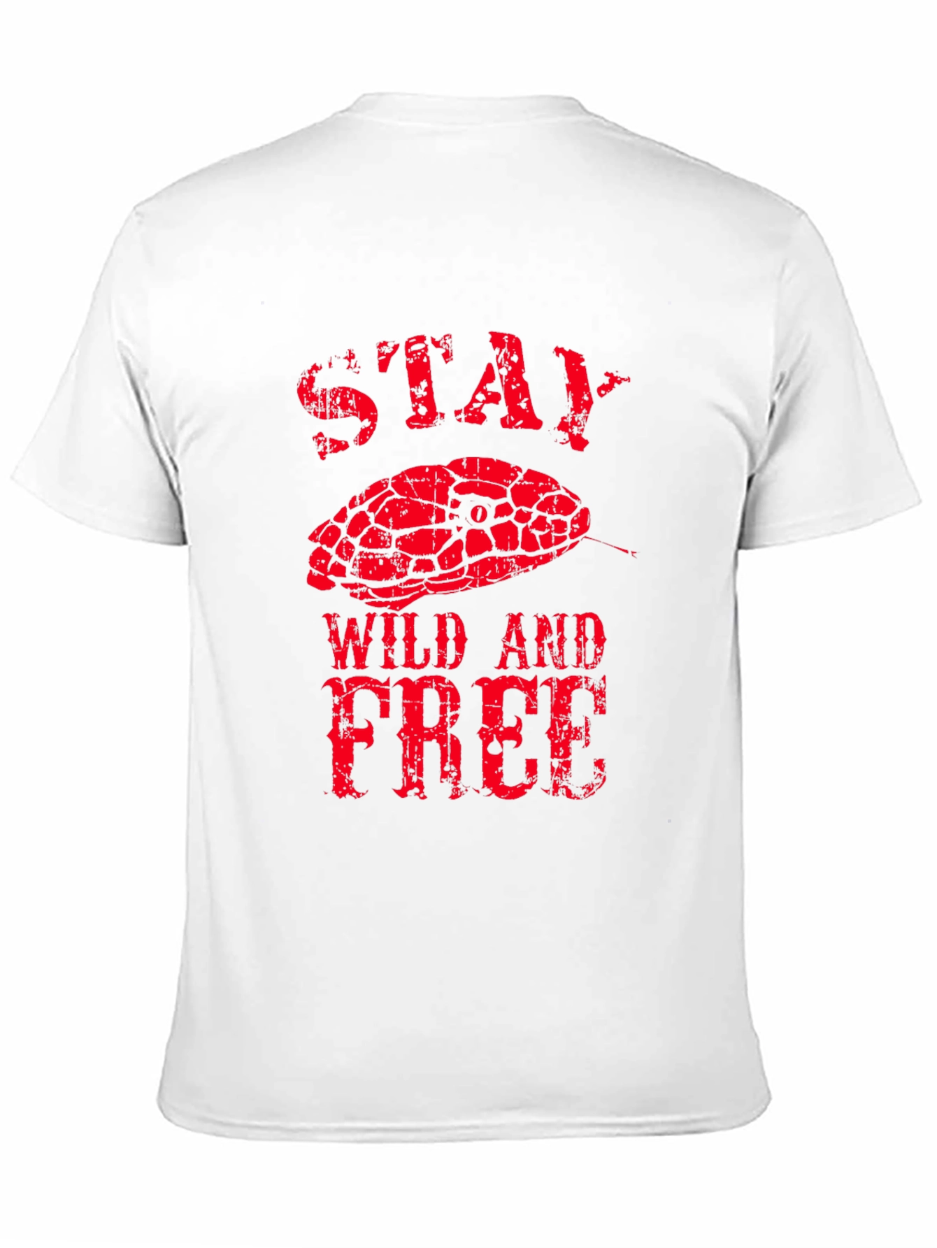 Stay Wild and Free Snake Graphic Tee
