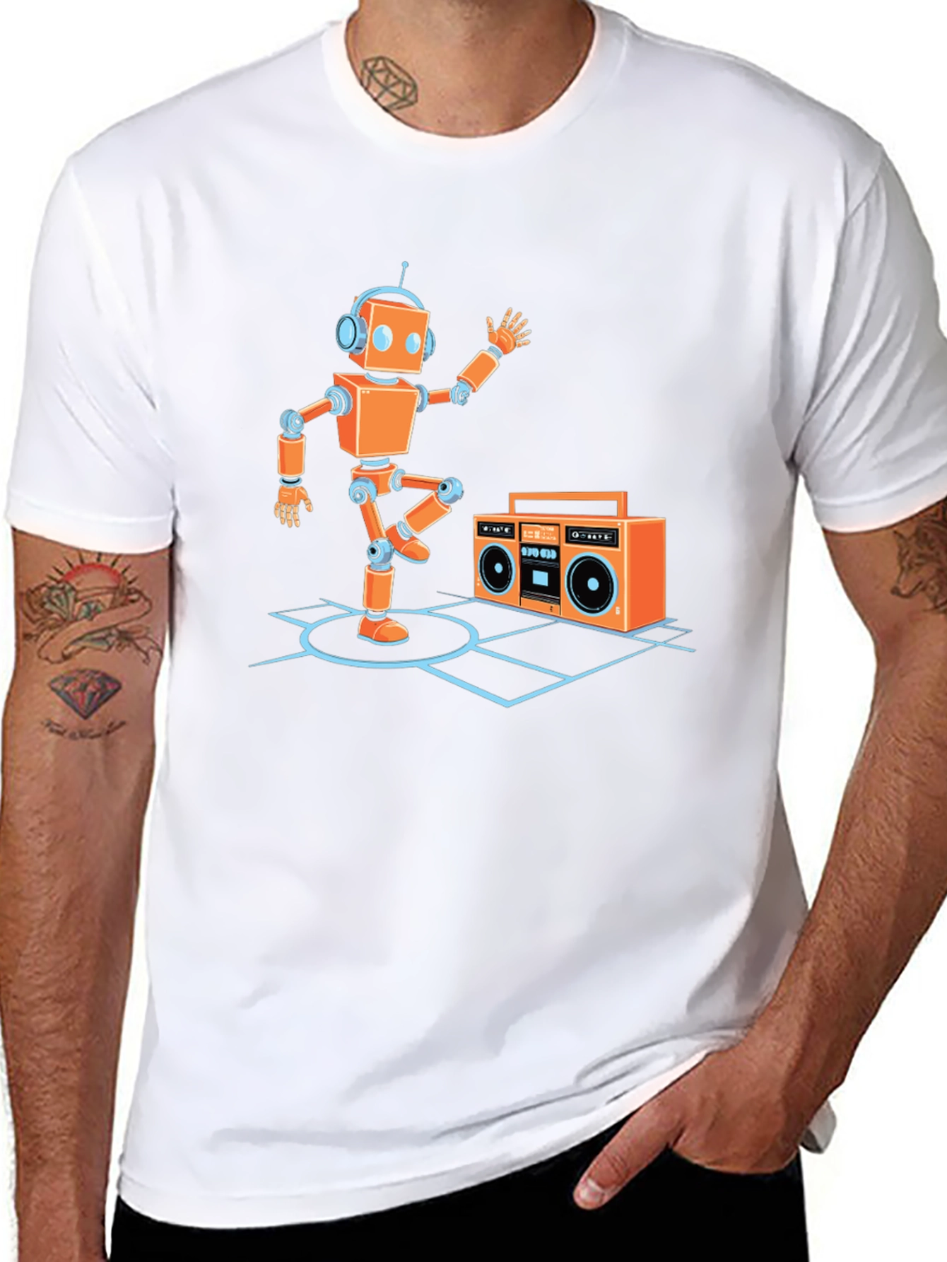 Dancing Robot Graphic Tee