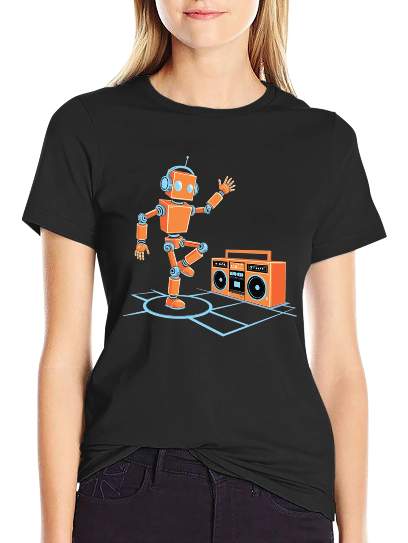 Dancing Robot Graphic Tee