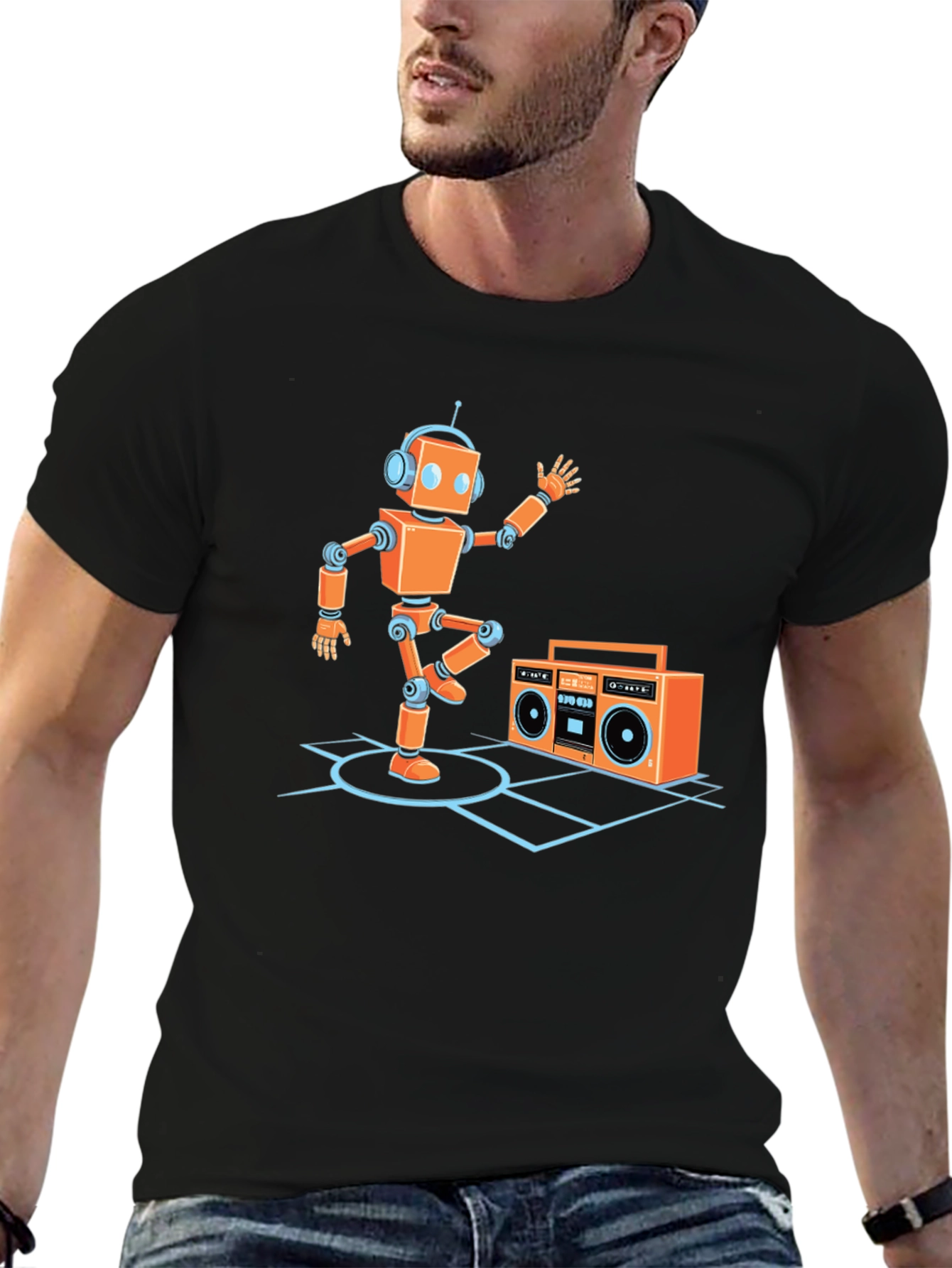 Dancing Robot Graphic Tee