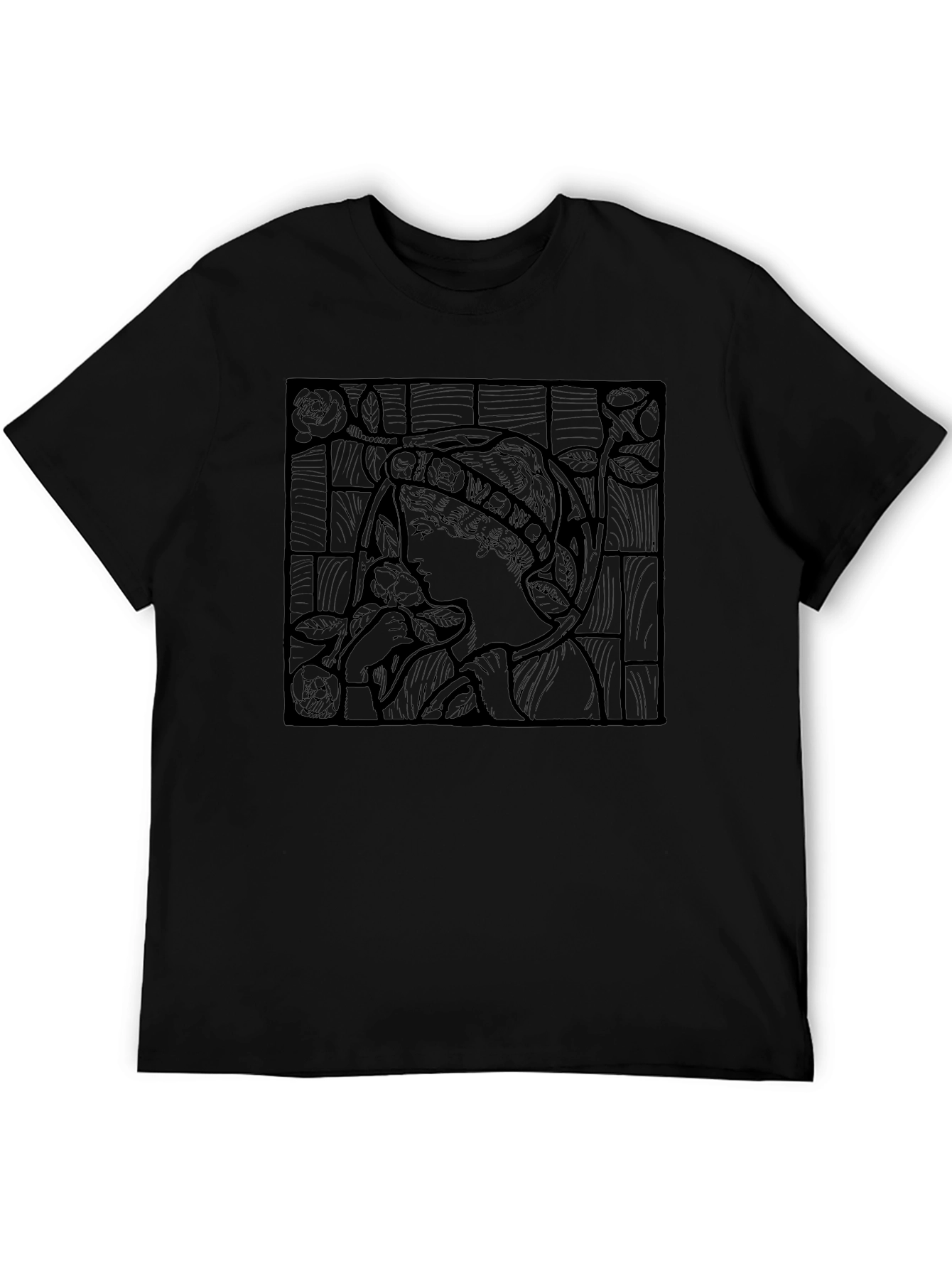 Gothic Rose T-Shirt - Dark Aesthetic Tee