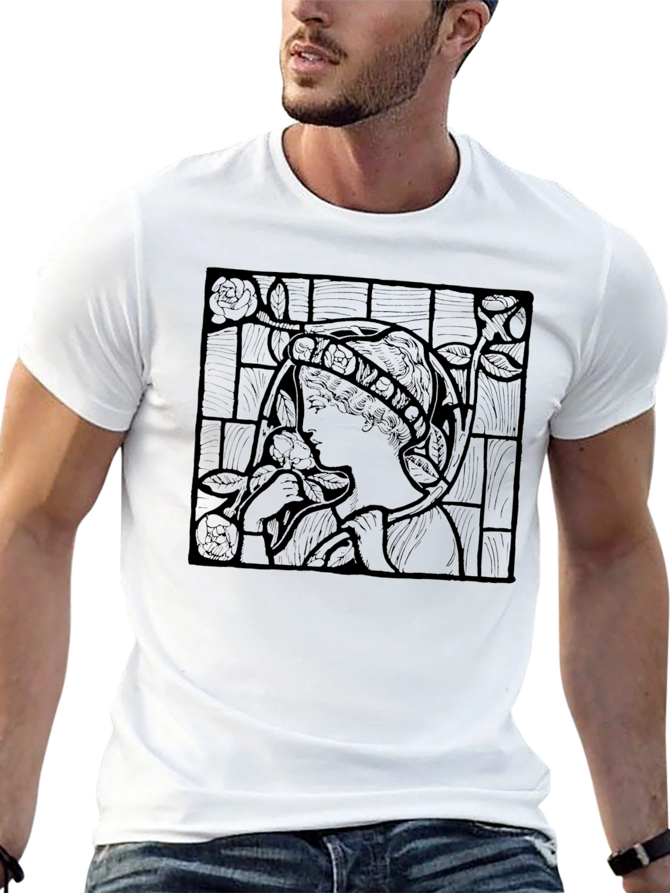 Gothic Rose T-Shirt - Dark Aesthetic Tee