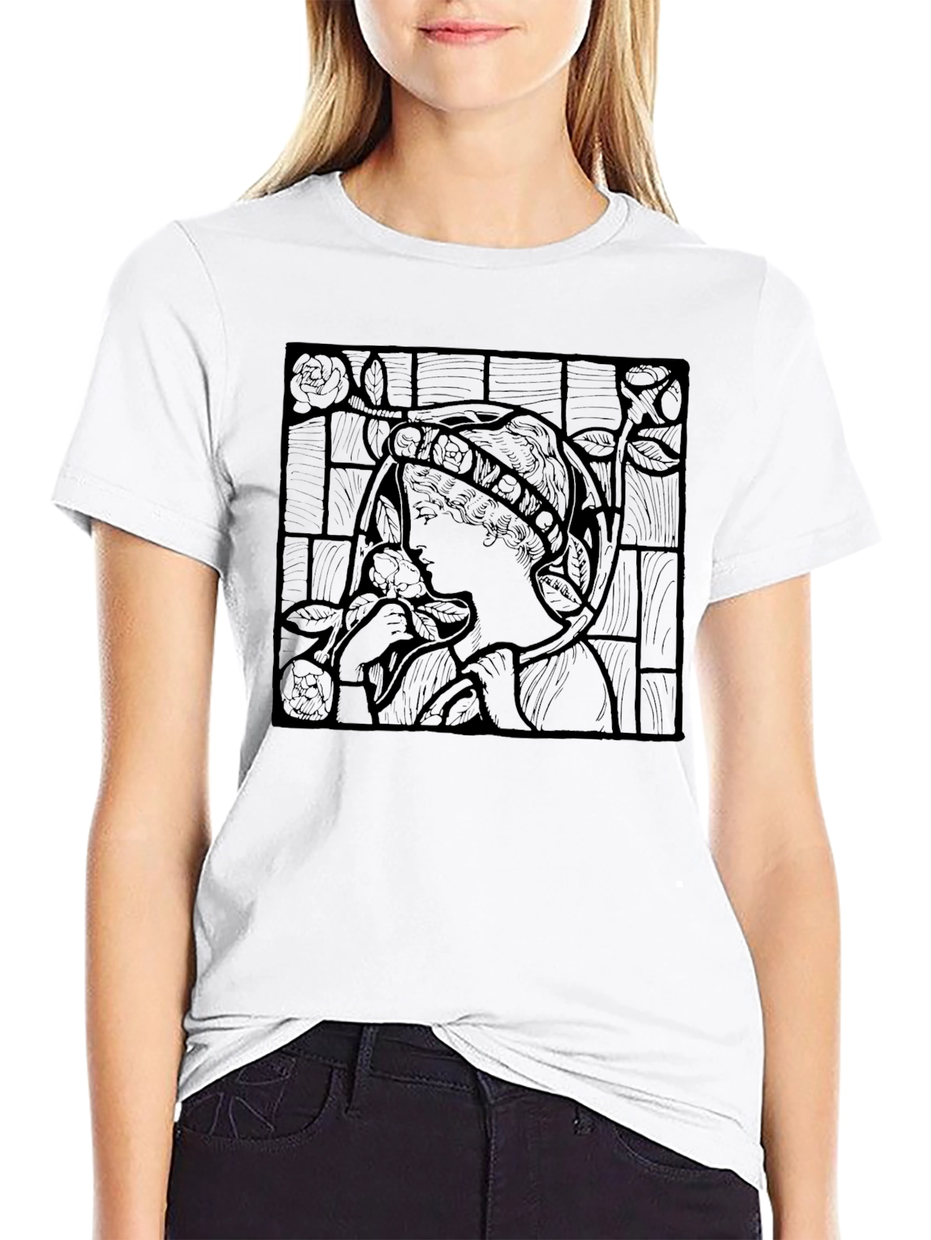 Gothic Rose T-Shirt - Dark Aesthetic Tee