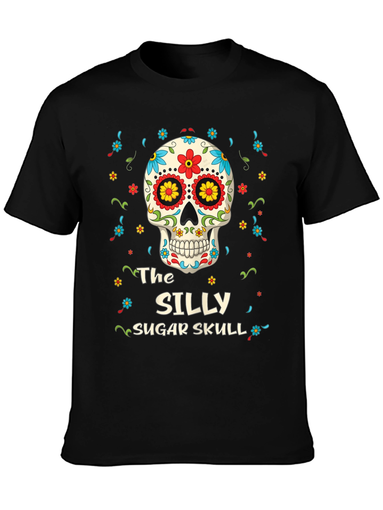 Silly Sugar Skull Graphic Tee