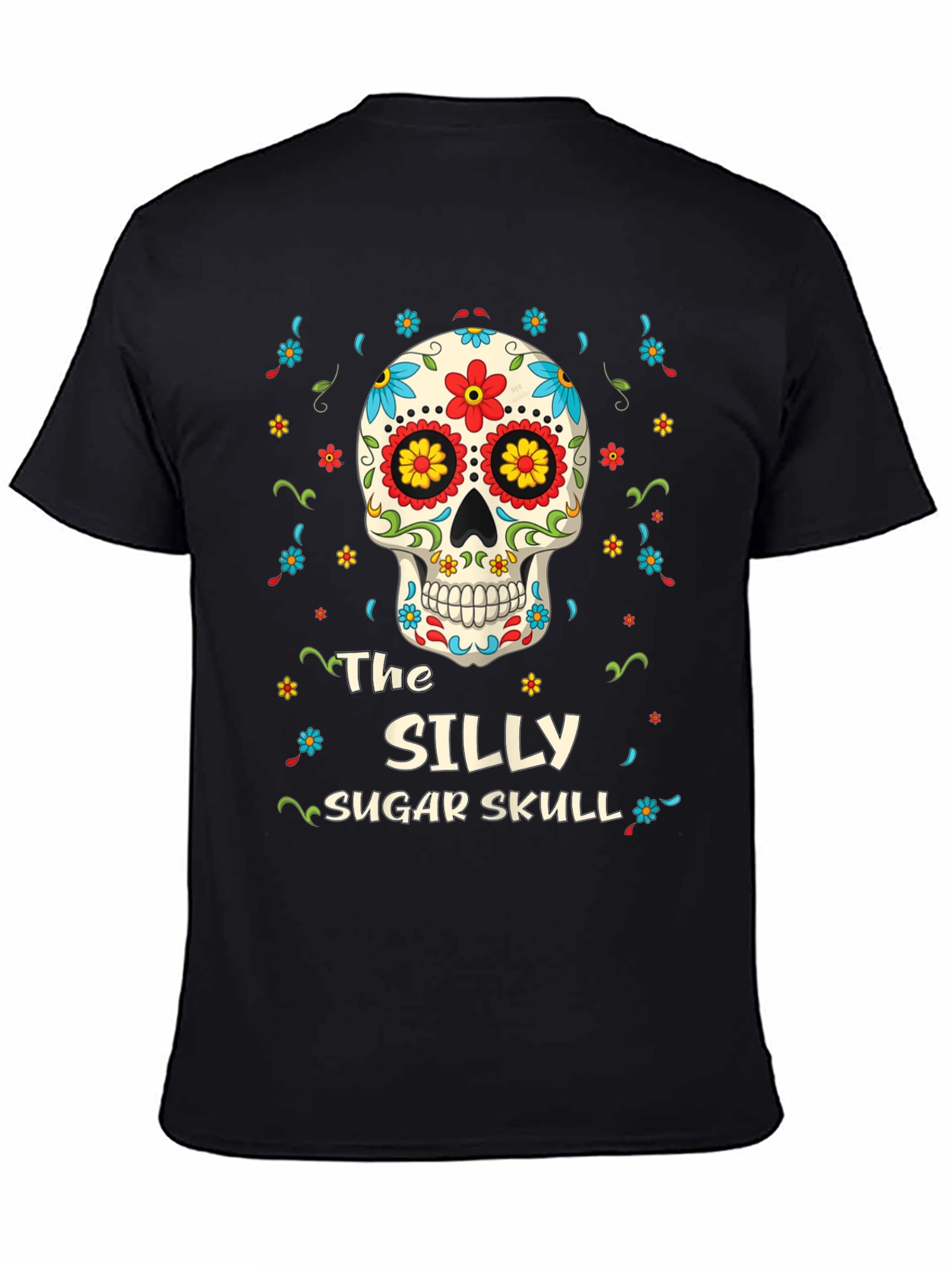 Silly Sugar Skull Graphic Tee