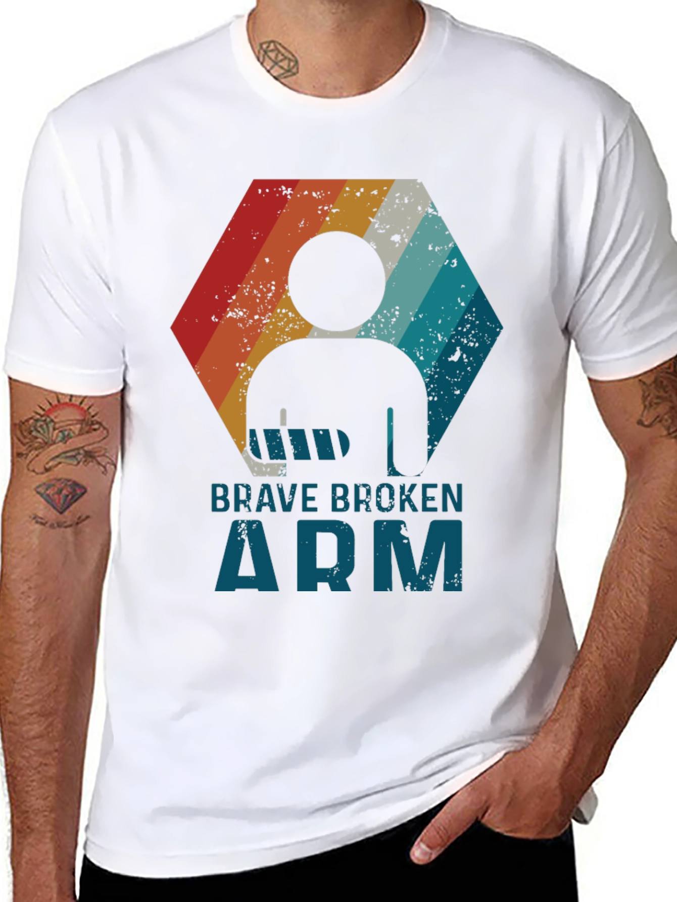 Brave Broken Arm T-Shirt - Get Well Soon