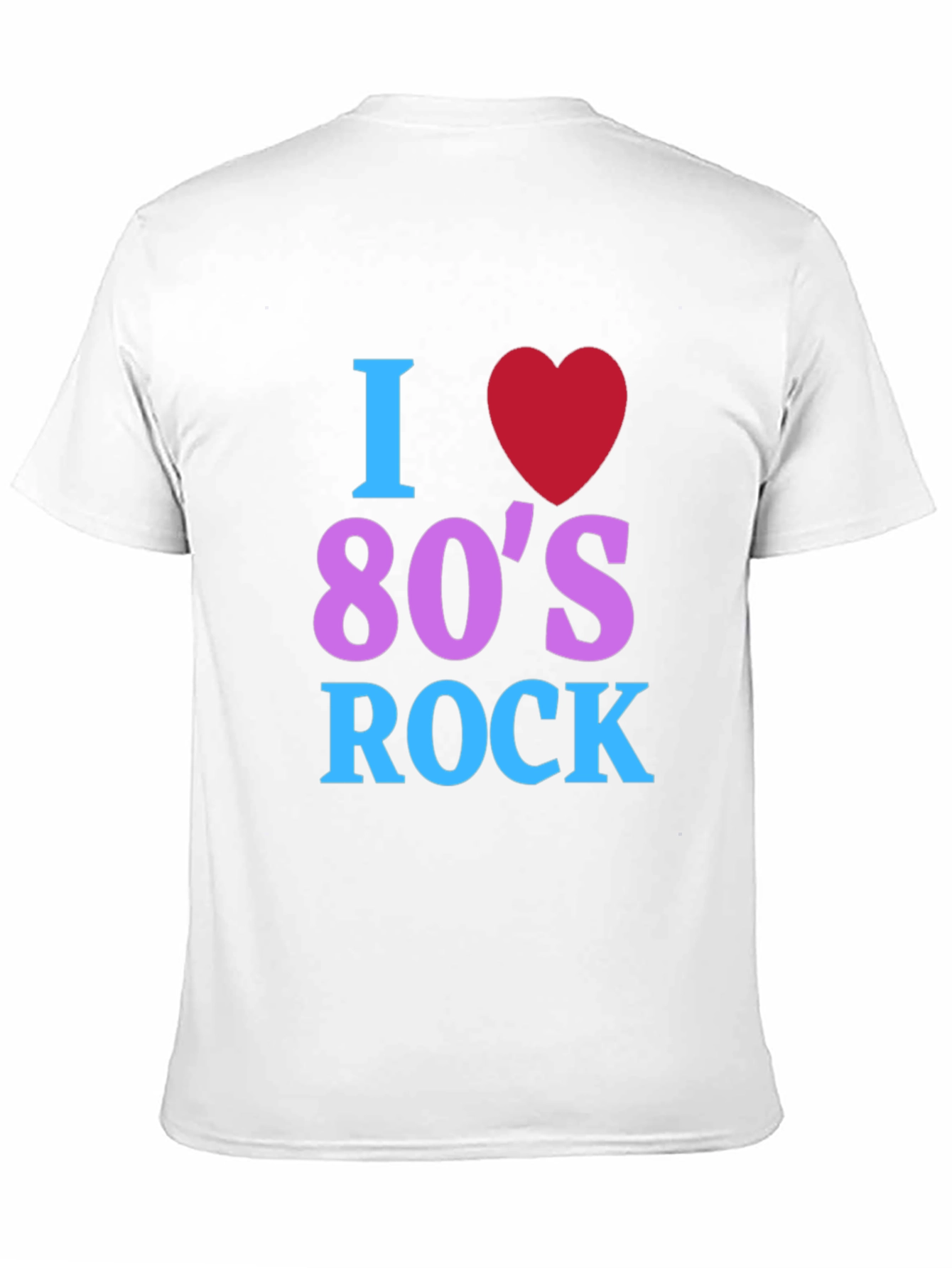 I Love 80s Rock T-Shirt - Retro Music Tee