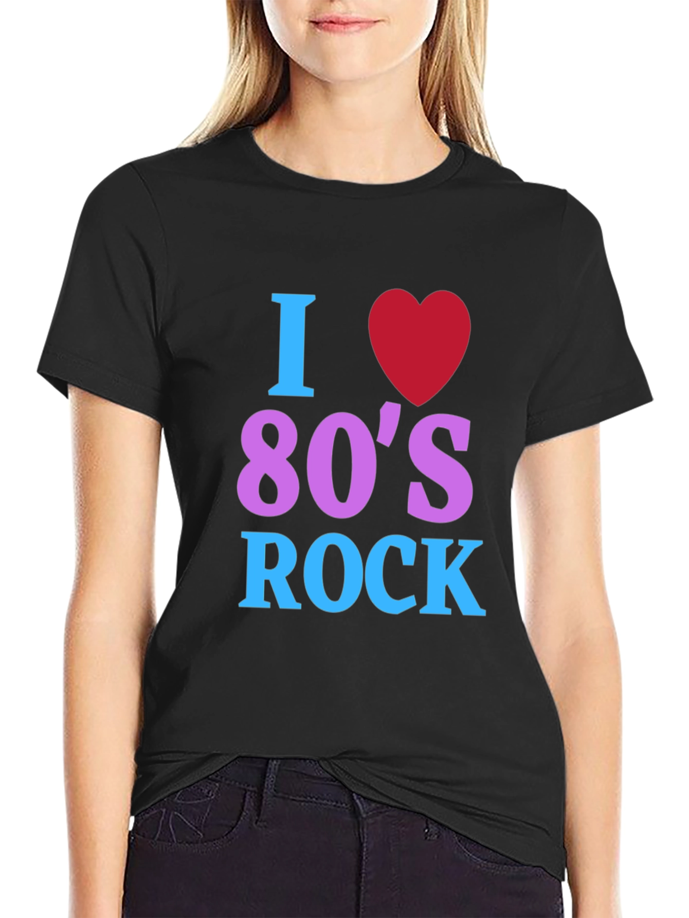I Love 80s Rock T-Shirt - Retro Music Tee