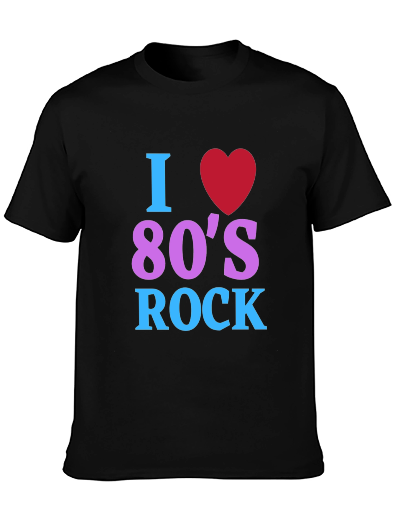 I Love 80s Rock T-Shirt - Retro Music Tee