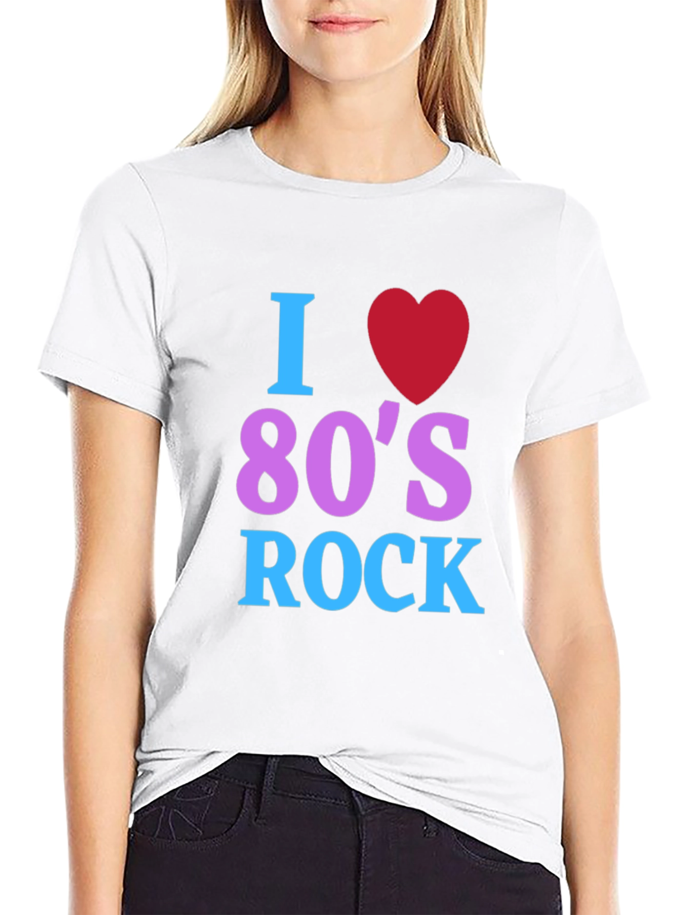 I Love 80s Rock T-Shirt - Retro Music Tee