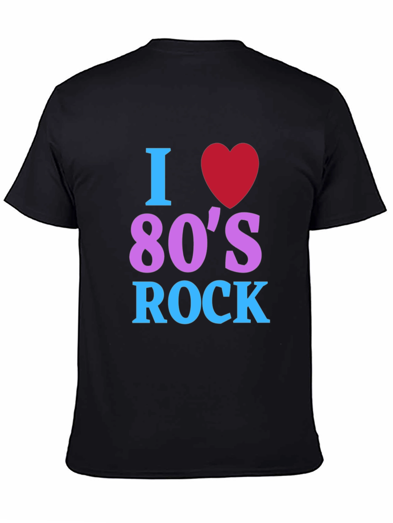 I Love 80s Rock T-Shirt - Retro Music Tee