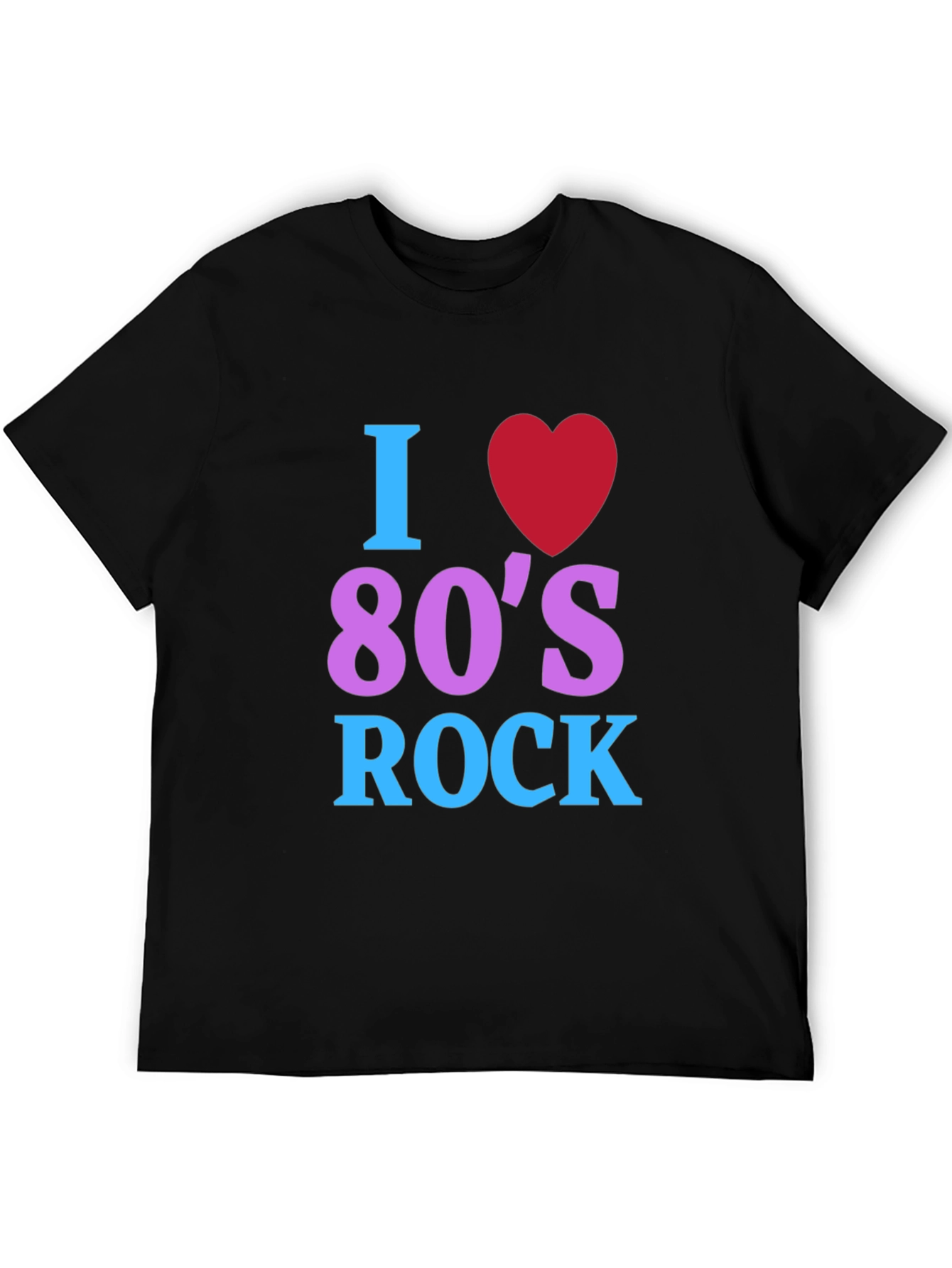 I Love 80s Rock T-Shirt - Retro Music Tee