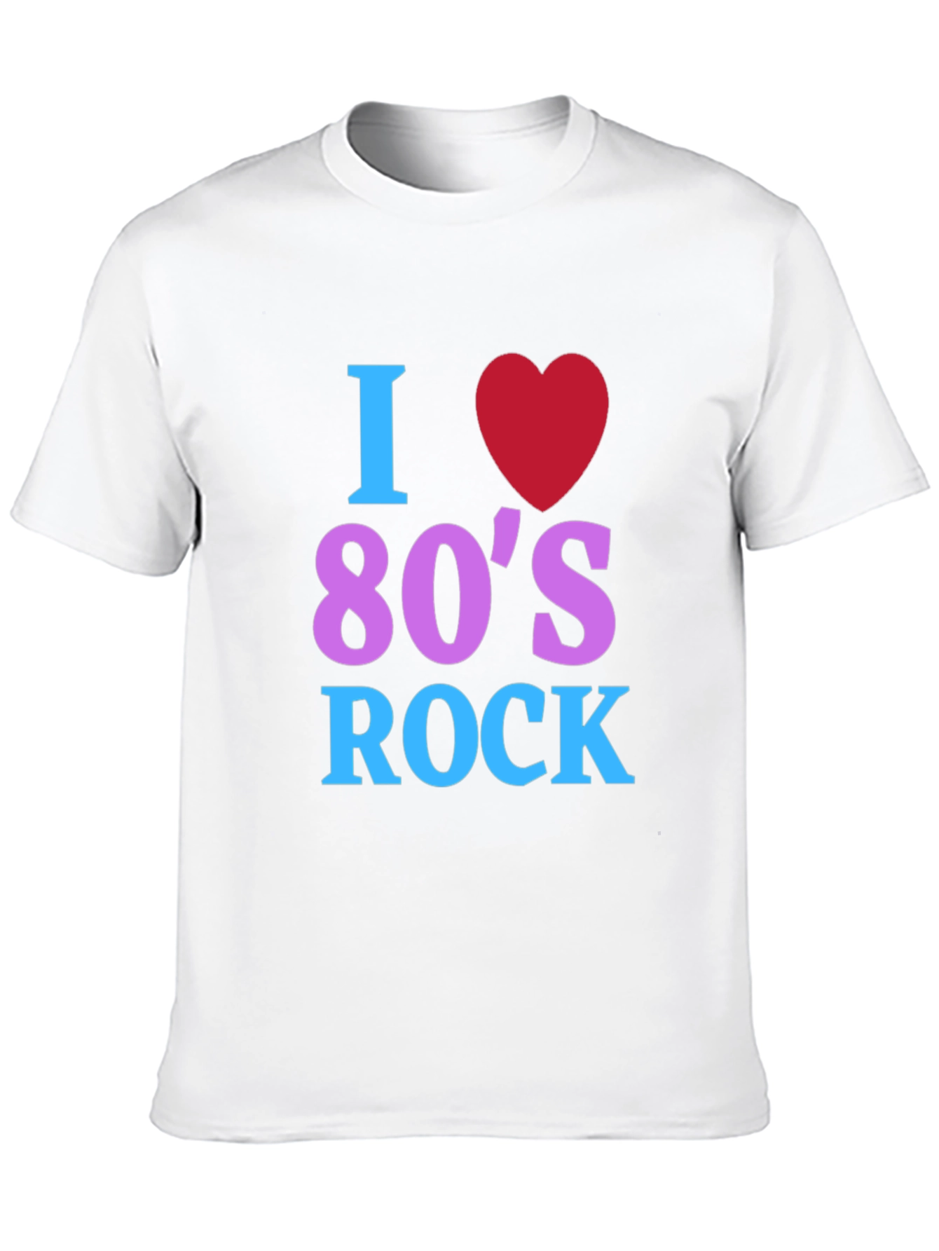 I Love 80s Rock T-Shirt - Retro Music Tee