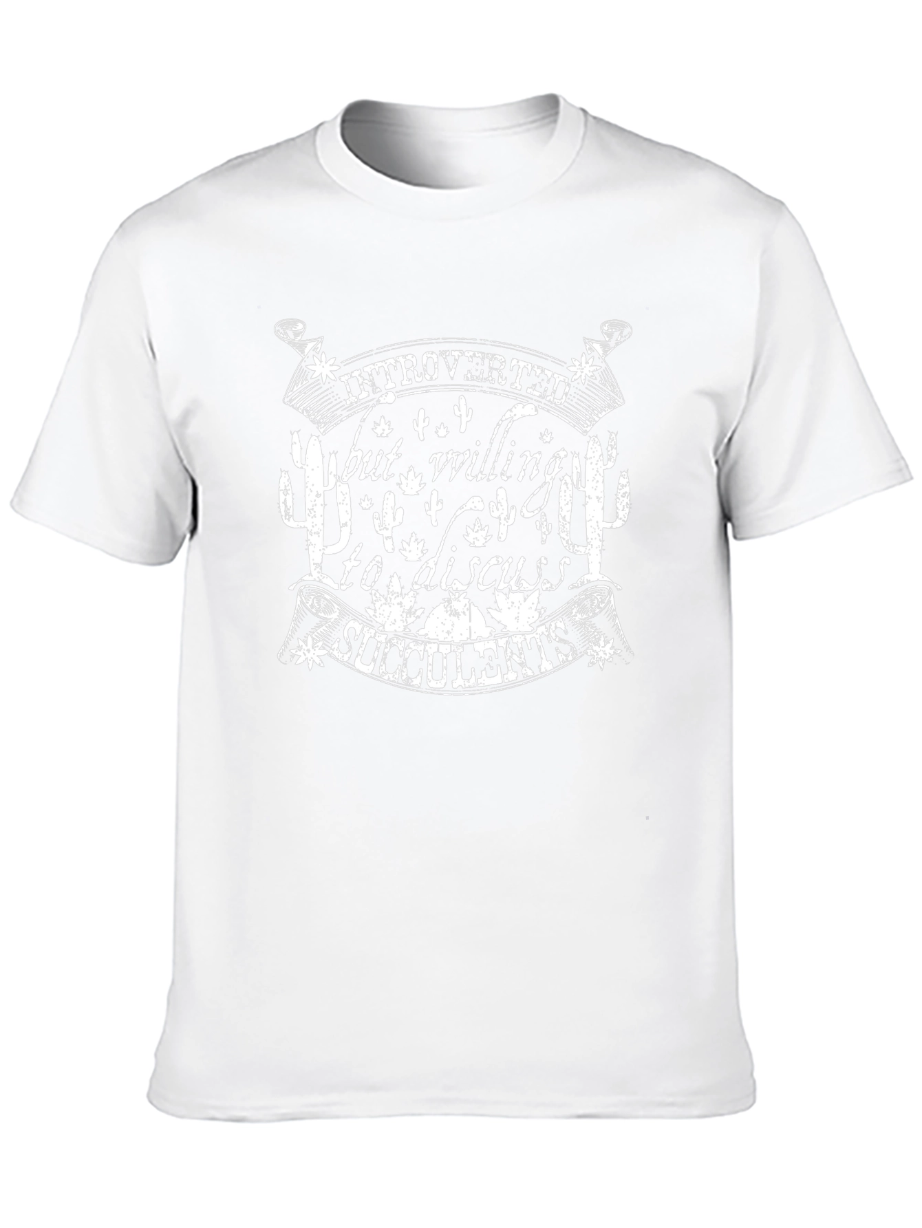 Introverted Succulents Graphic T-Shirt