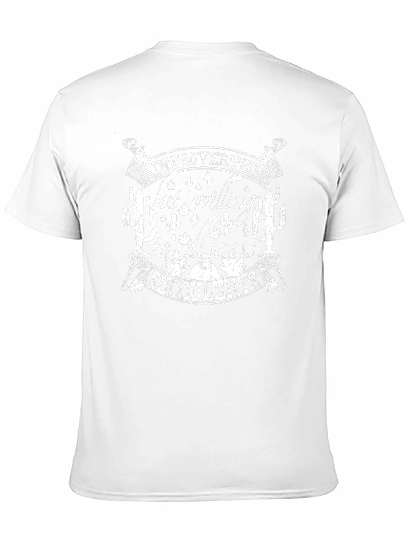 Introverted Succulents Graphic T-Shirt