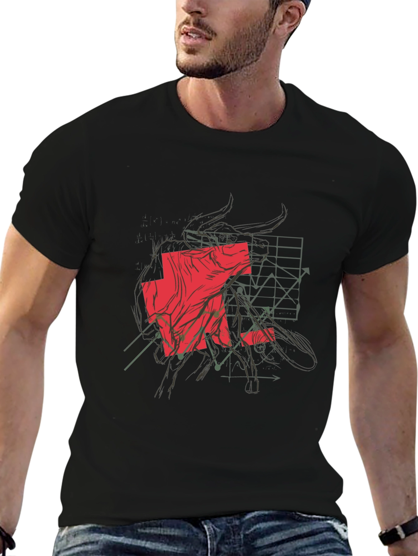 Bull Market Graphic Tee - Black