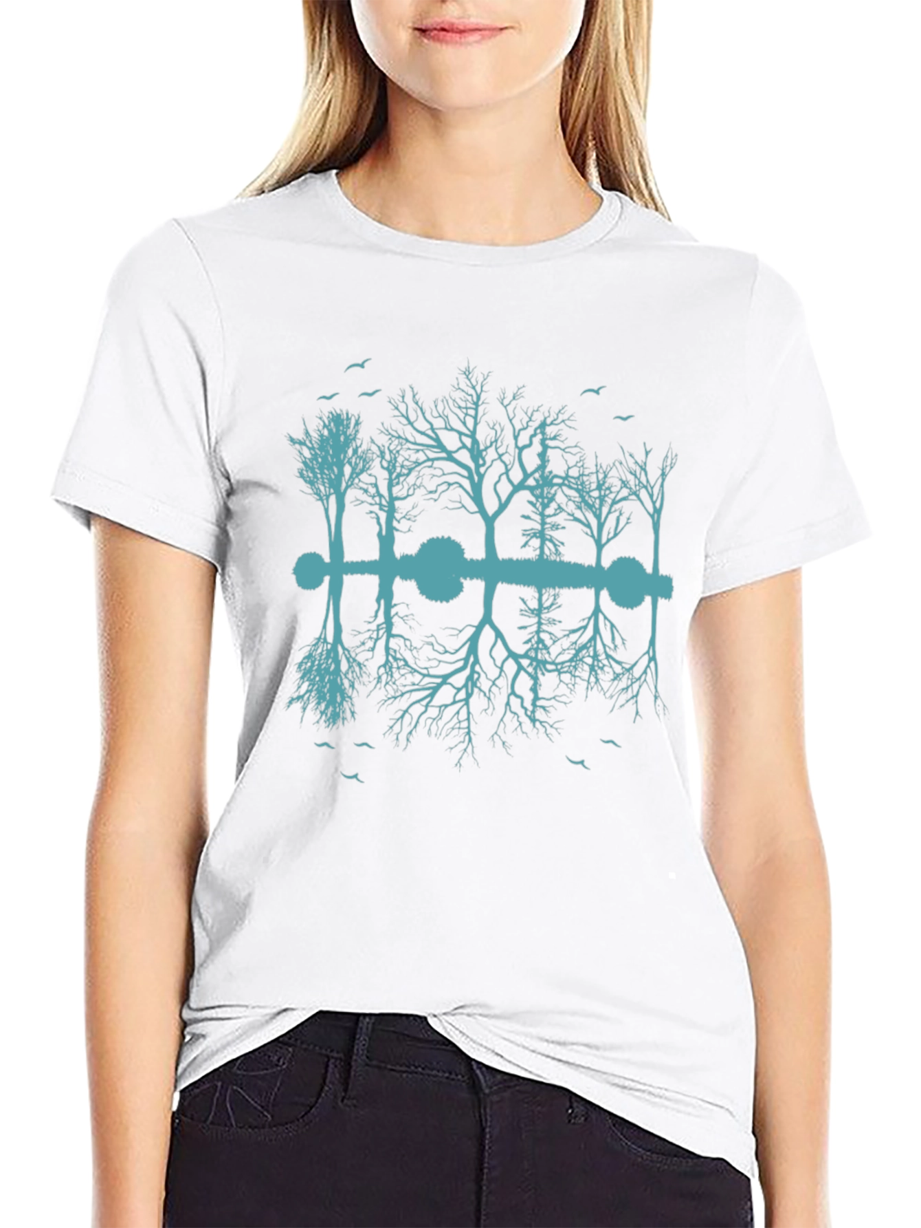 Acoustic Reflection Tee - Guitar Trees Design