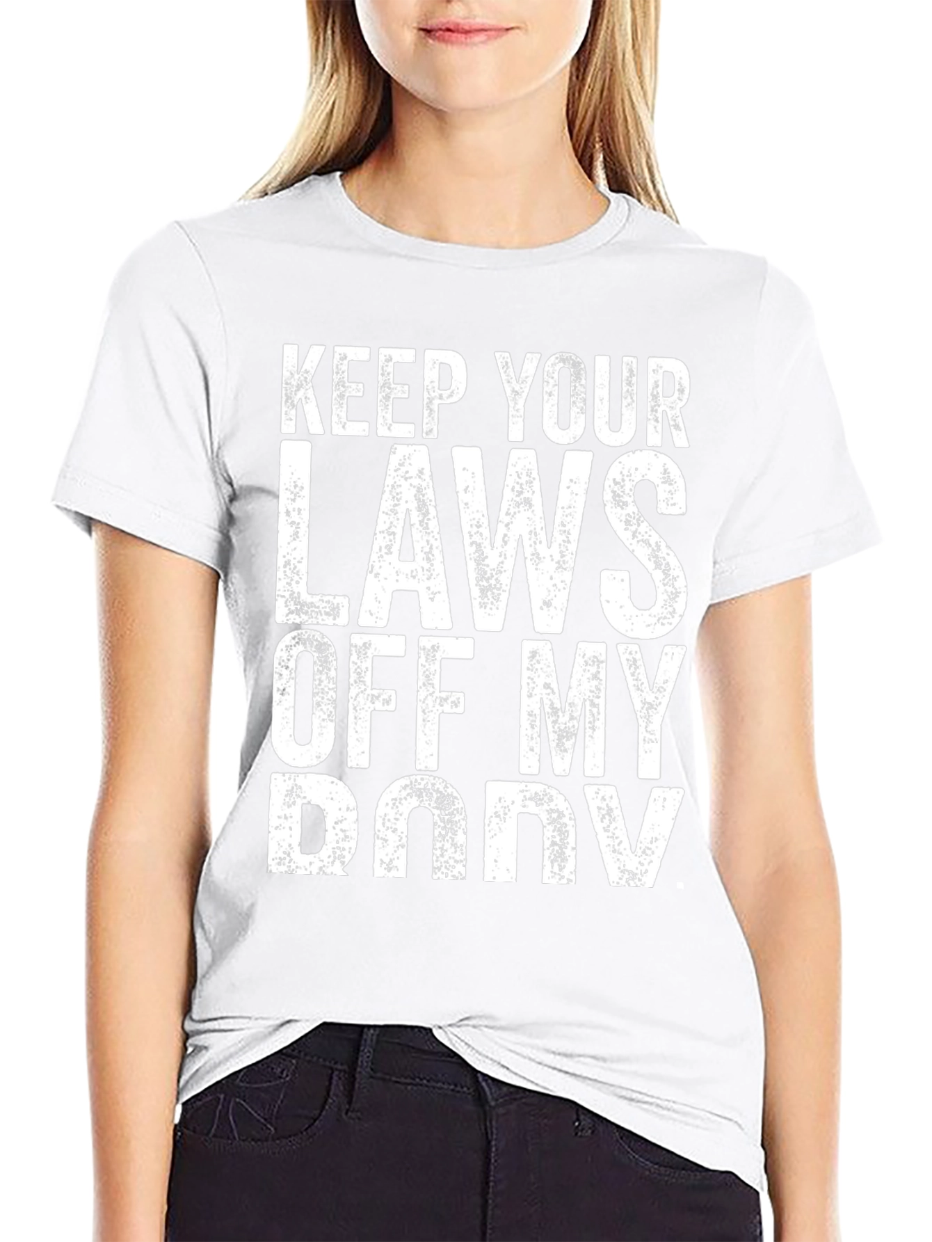 Keep Your Laws Off My Body Black T-Shirt
