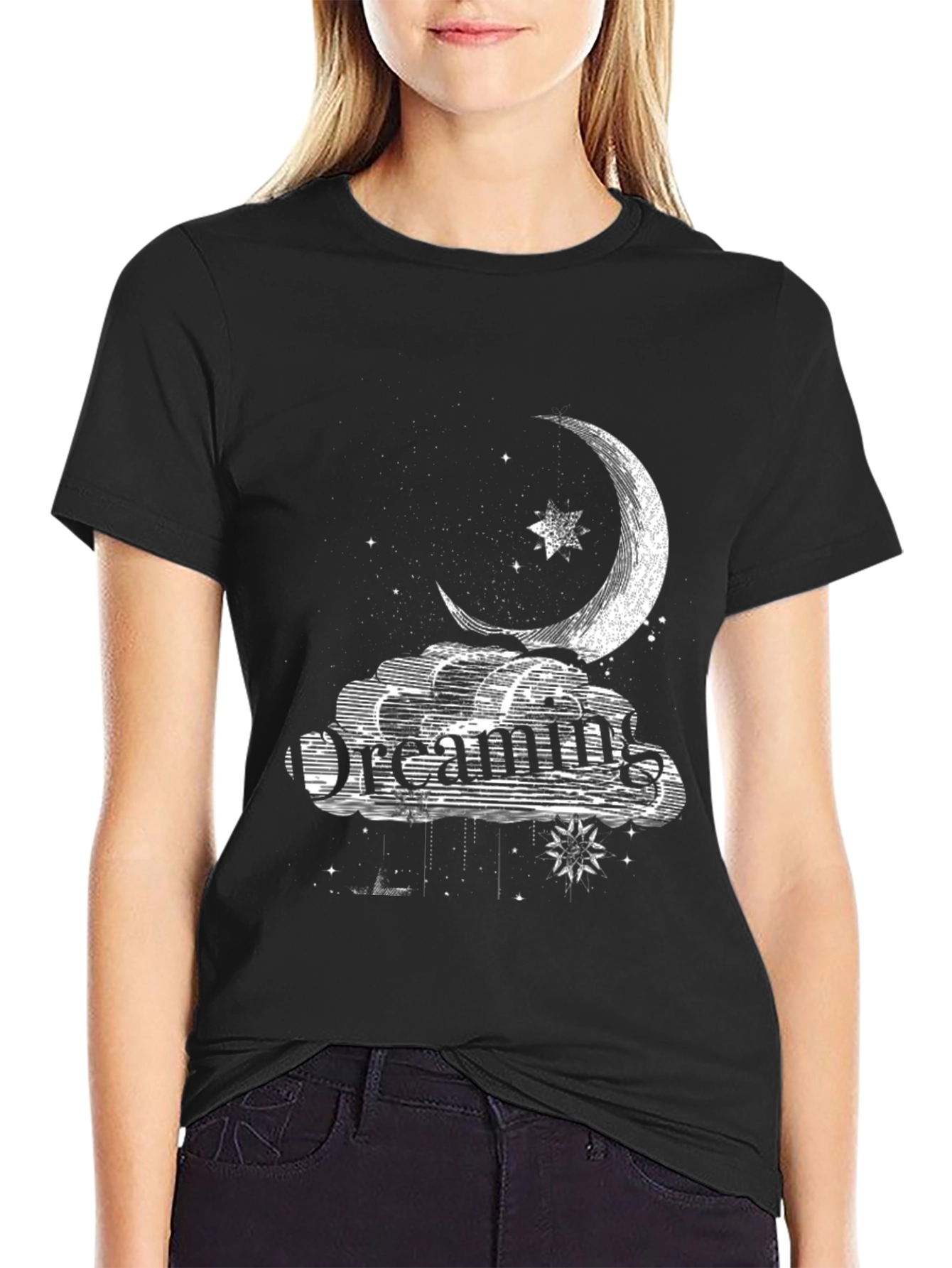 Dreaming Moon Graphic T-Shirt