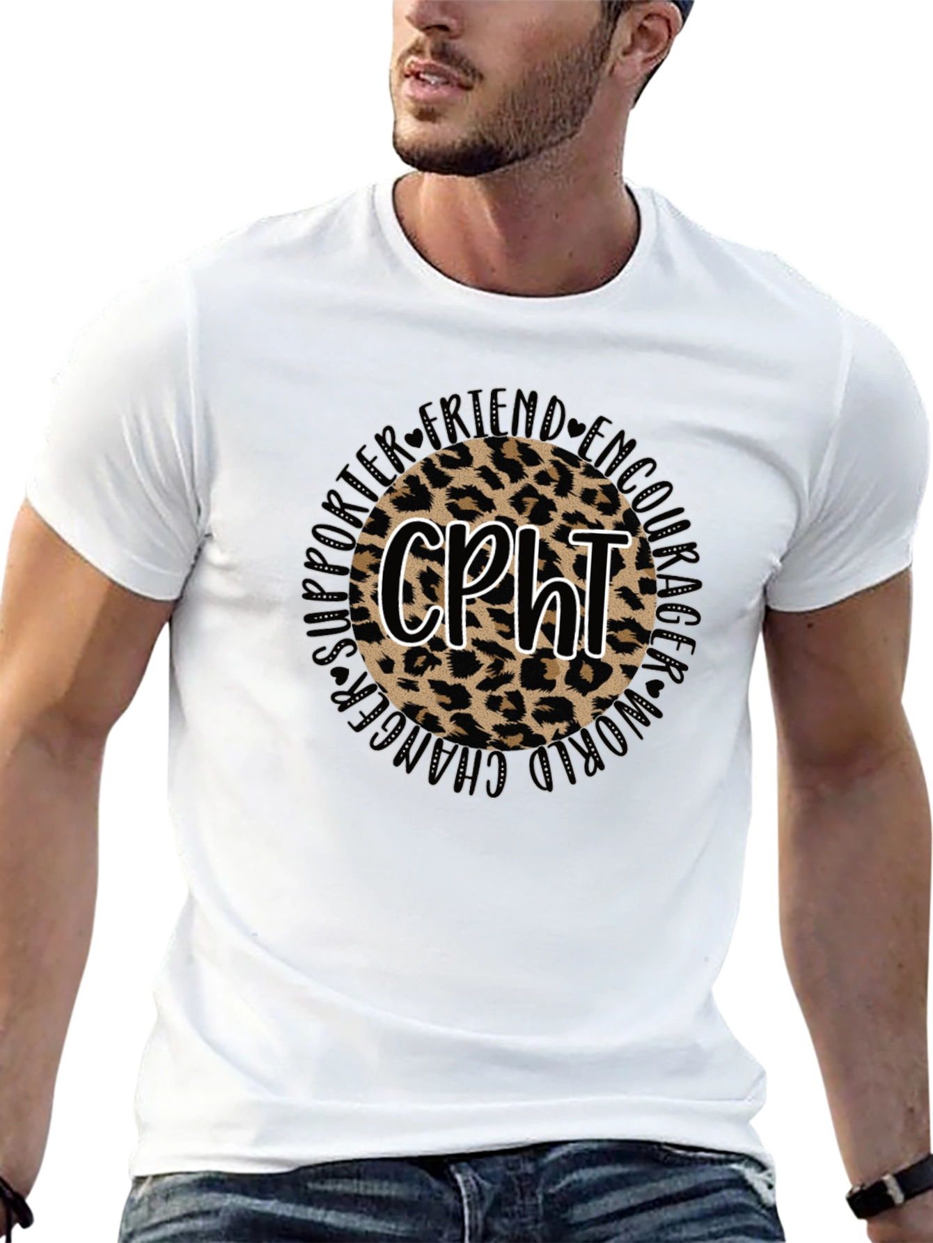 CPHT Leopard Print Graphic Tee