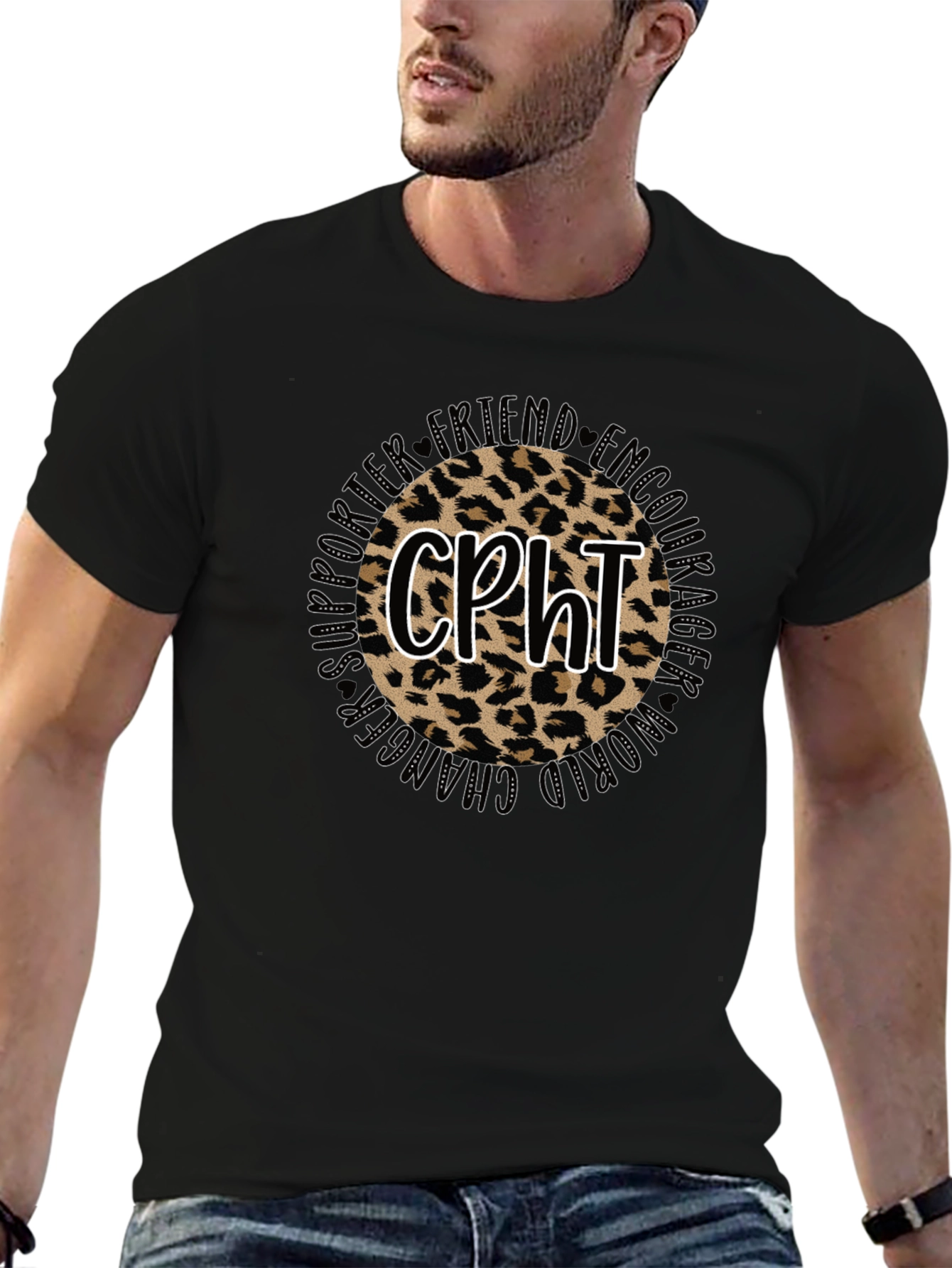 CPHT Leopard Print Graphic Tee