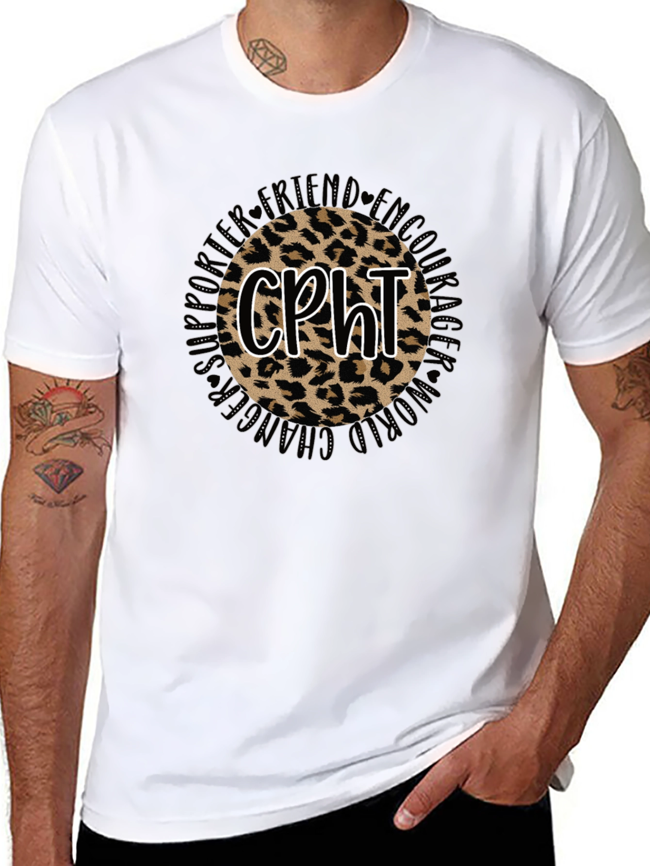 CPHT Leopard Print Graphic Tee