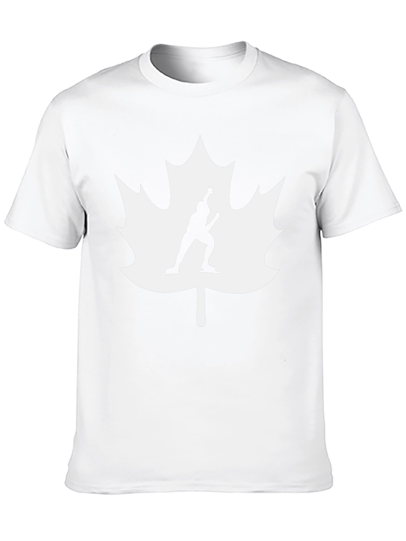 Canadian Pride Speed Skater Black T-Shirt